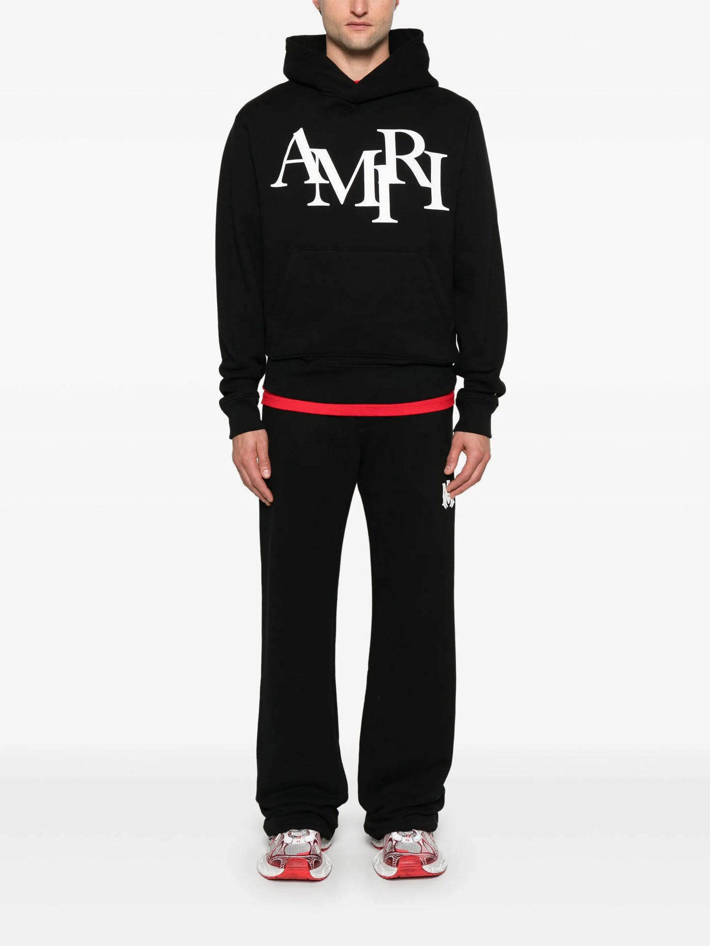 Staggered hoodie