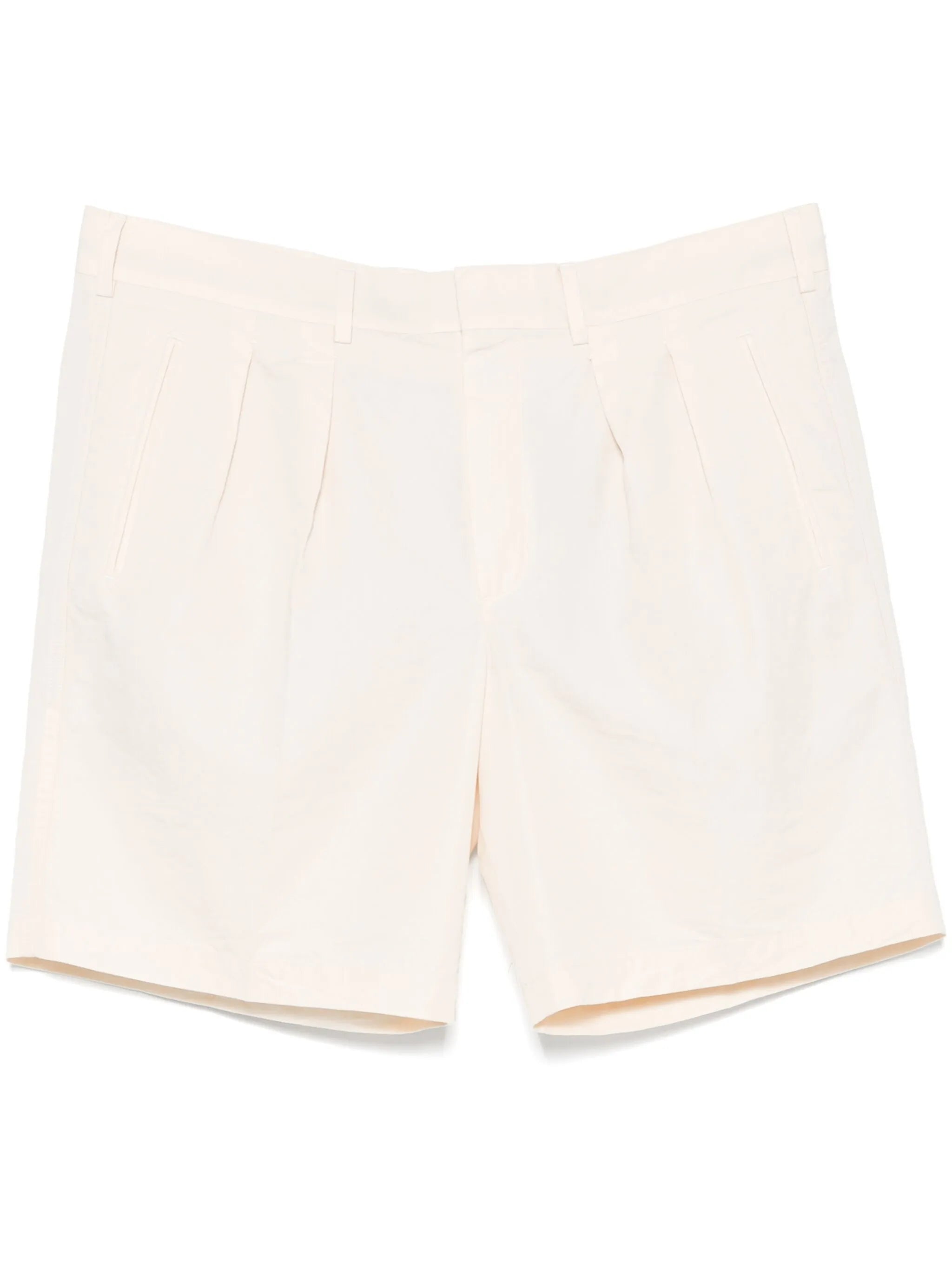 poplin tailored shorts