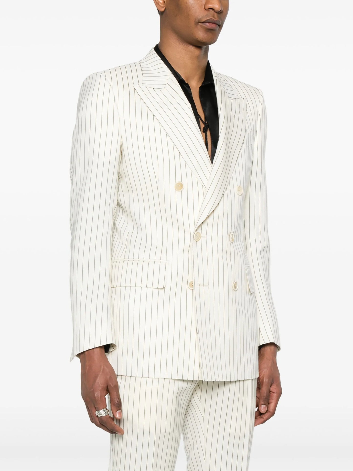 striped blazer