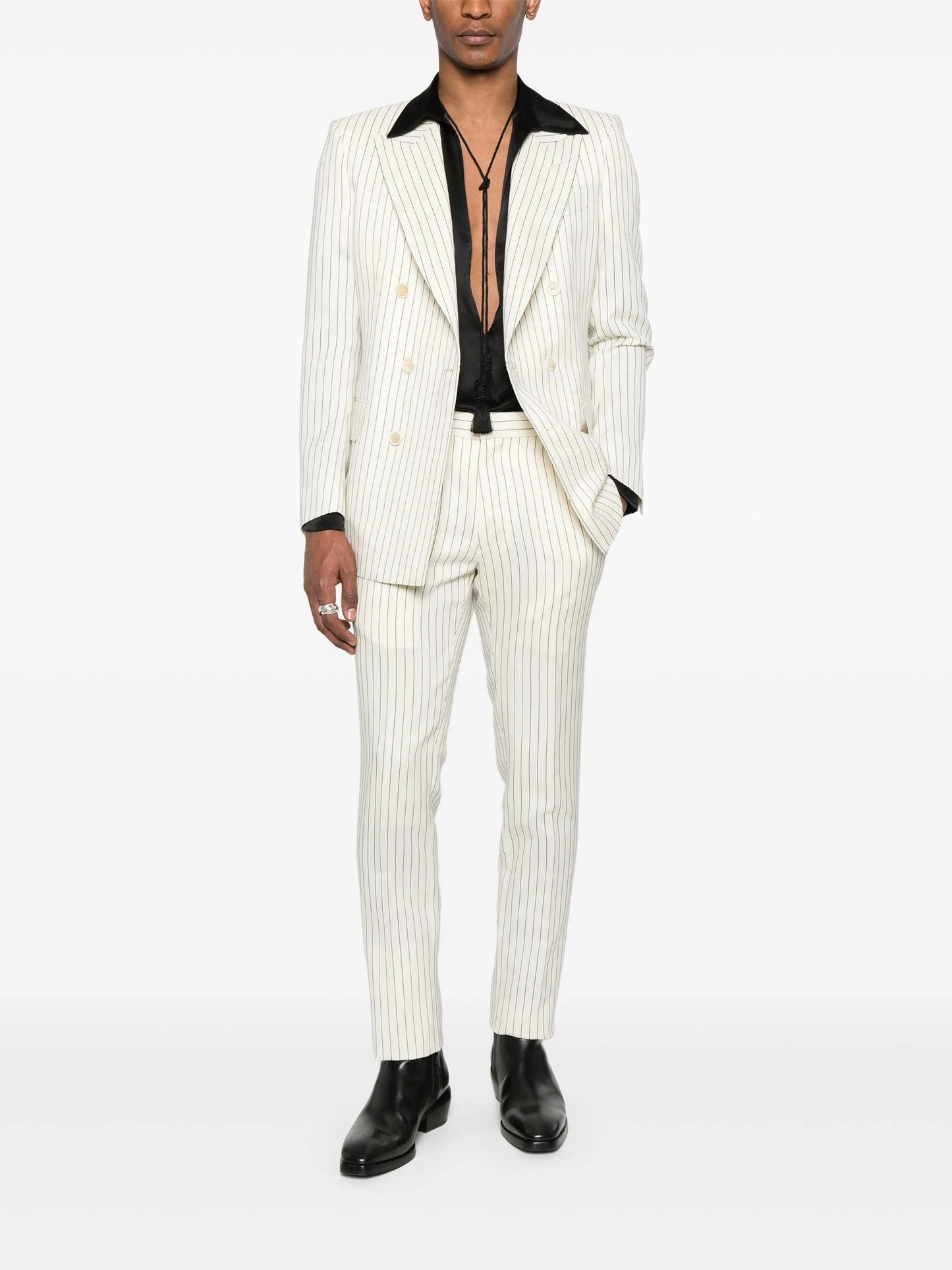 striped blazer