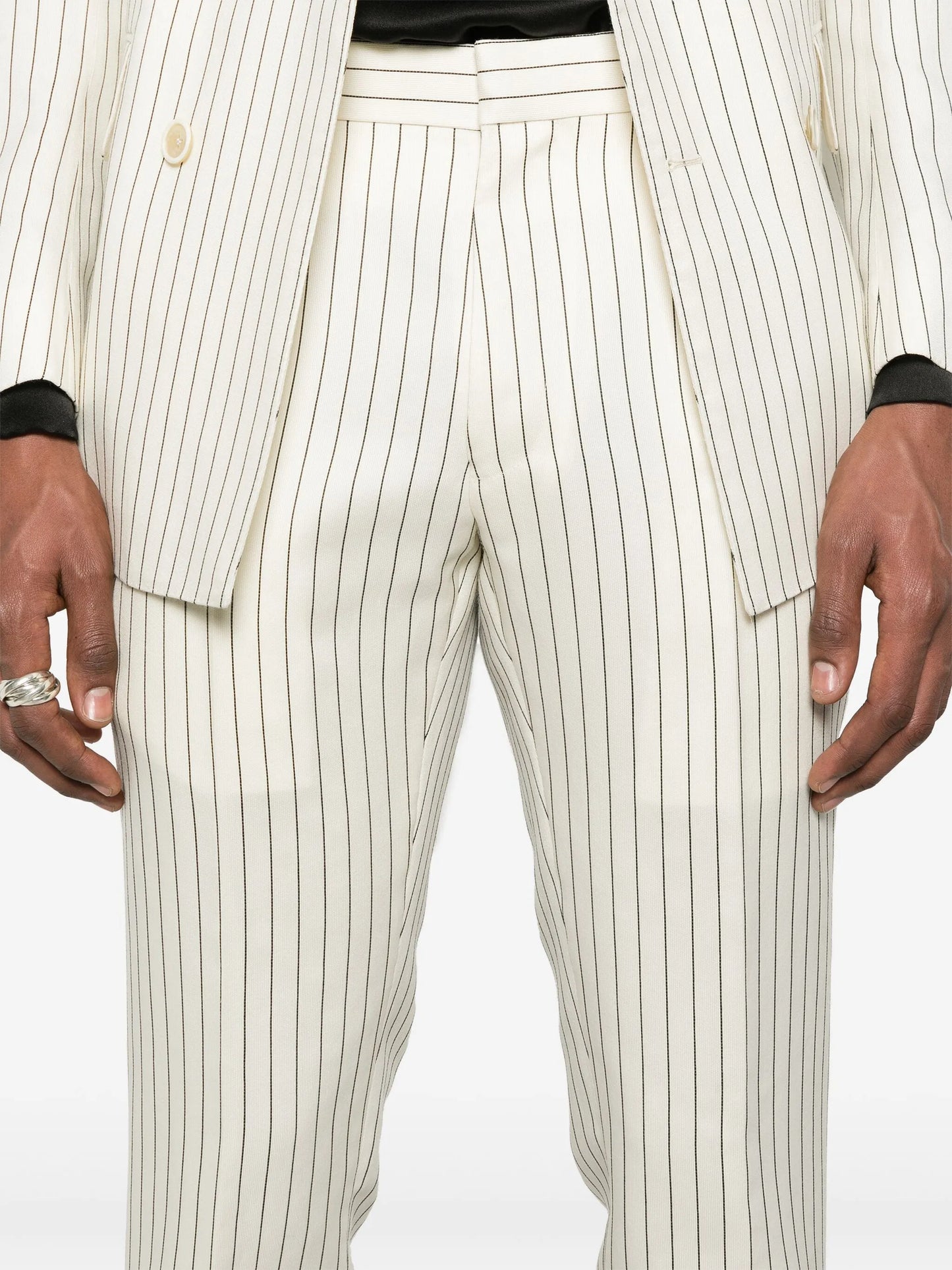 striped trousers