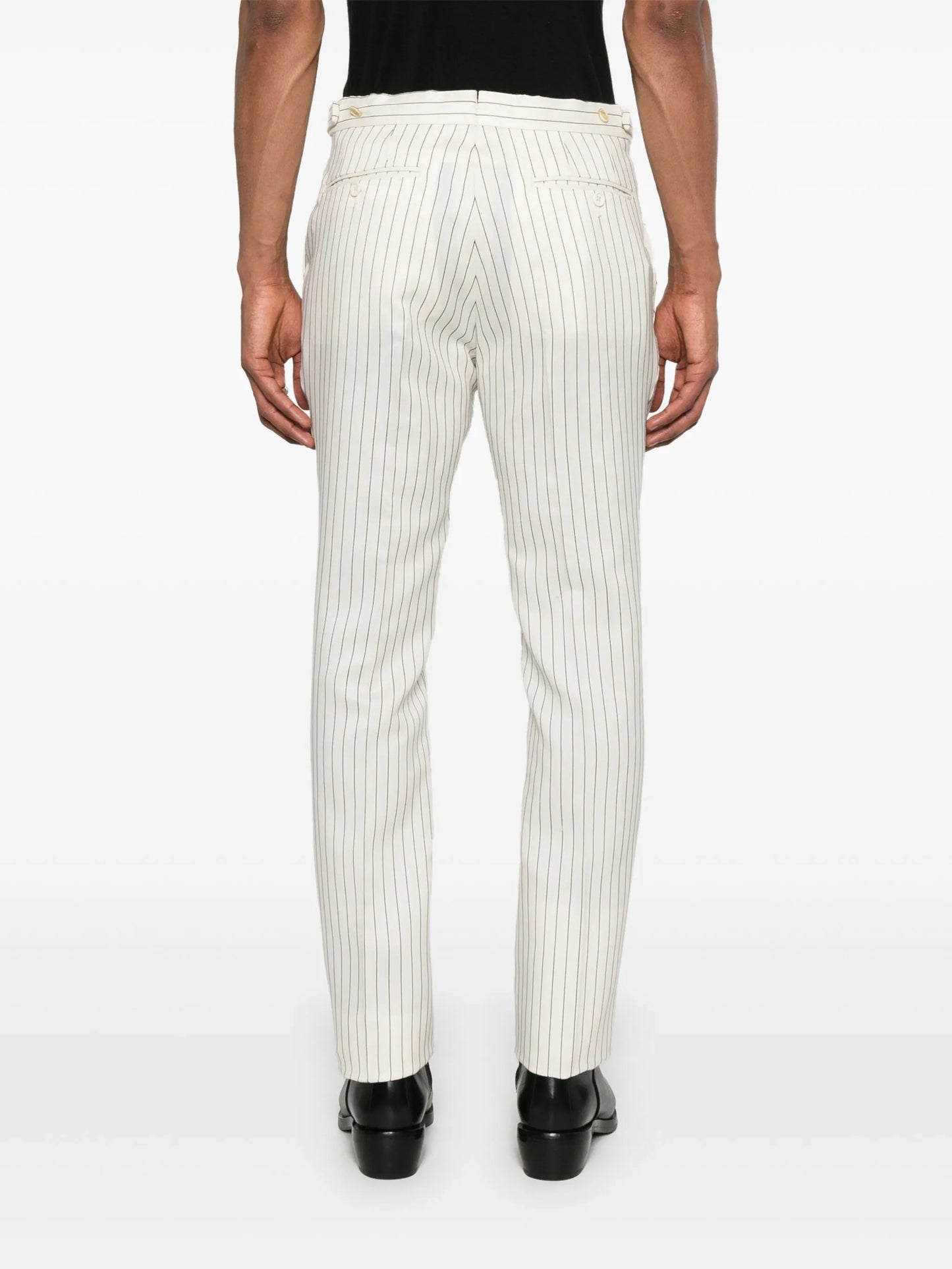 striped trousers