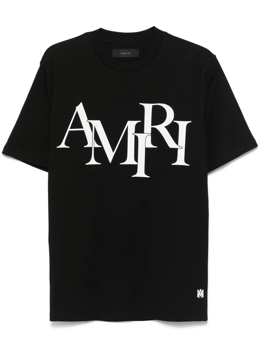 Amiri staggered logo T-shirt