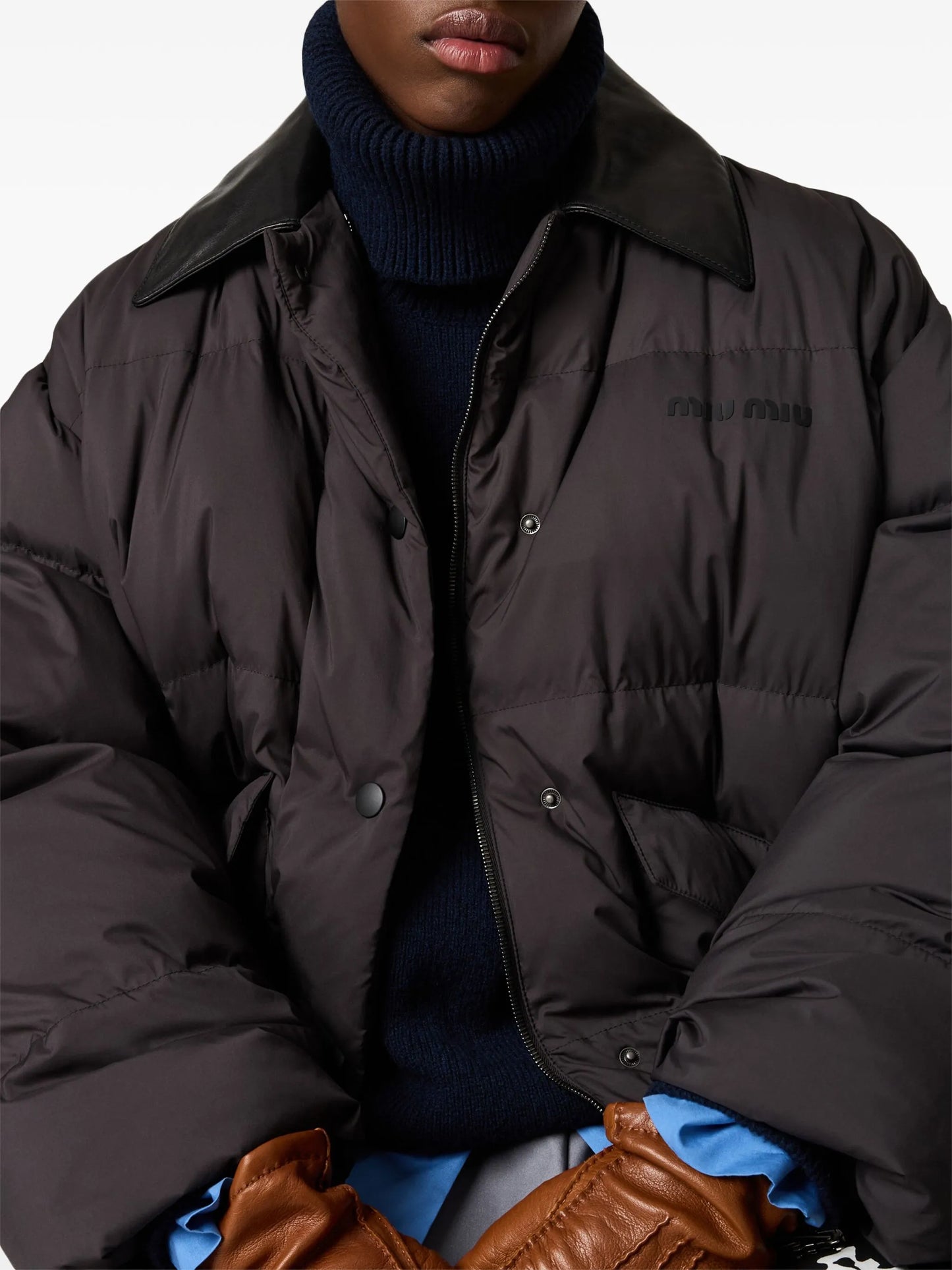 cropped down jacket
