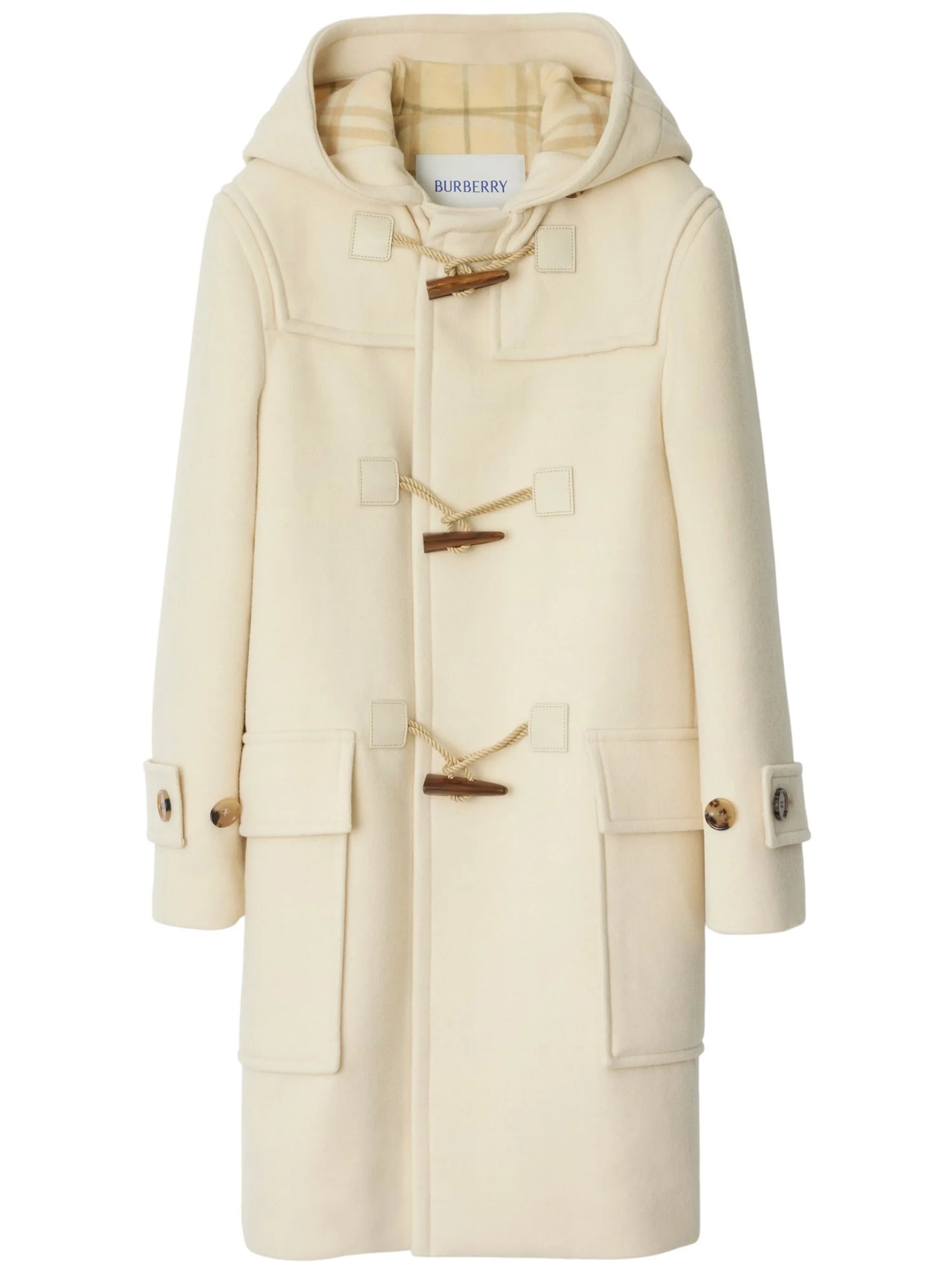 hooded duffle coat