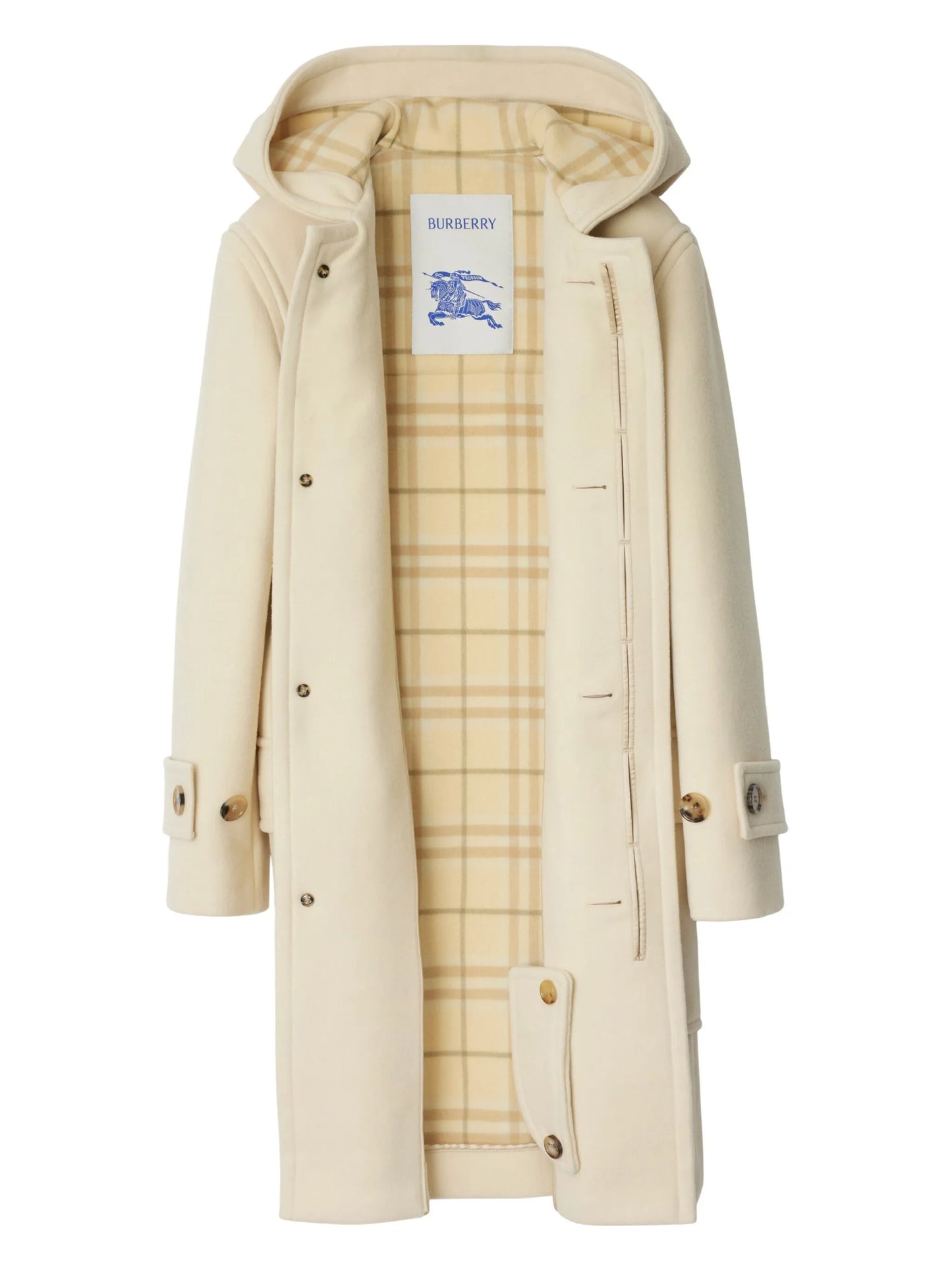 hooded duffle coat