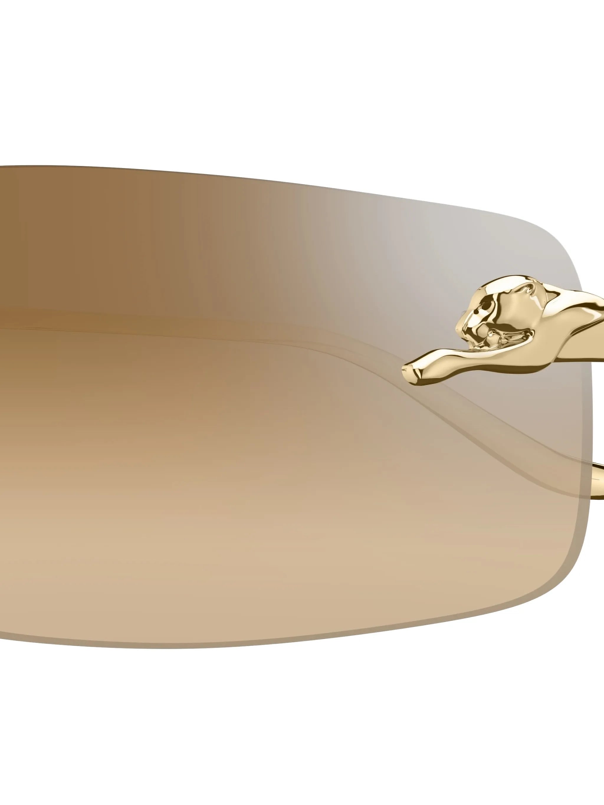 Panthère rectangle-shape sunglasses