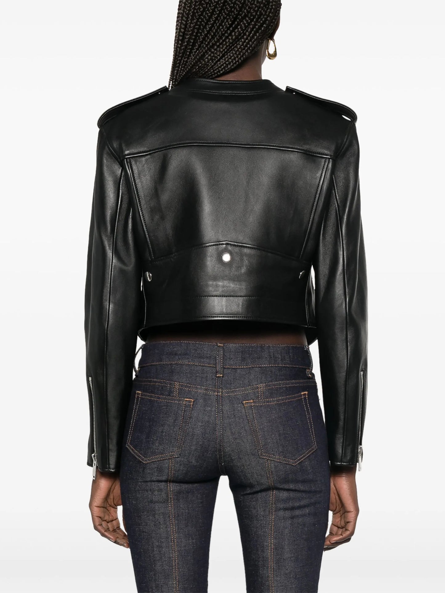 leather biker jacket