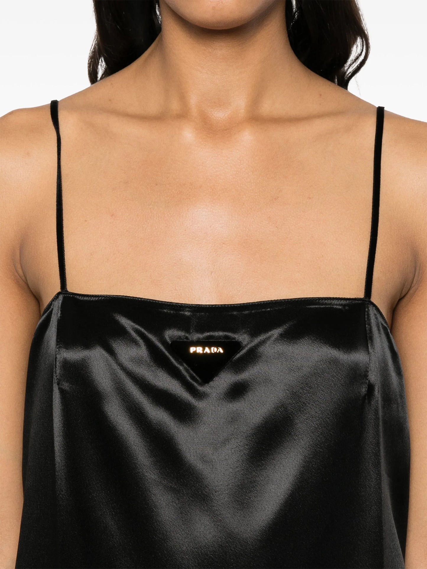 satin slip midi dress