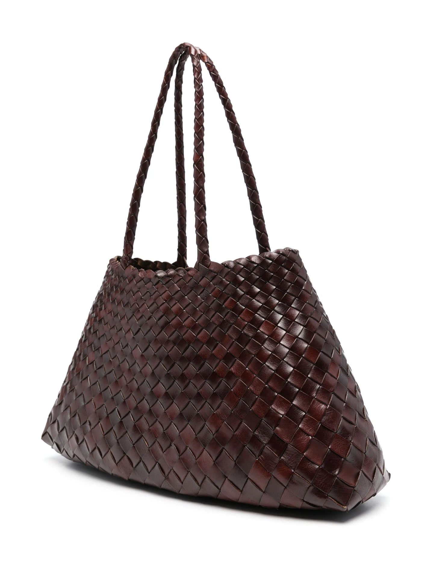 Santa Croce woven-leather tote bag