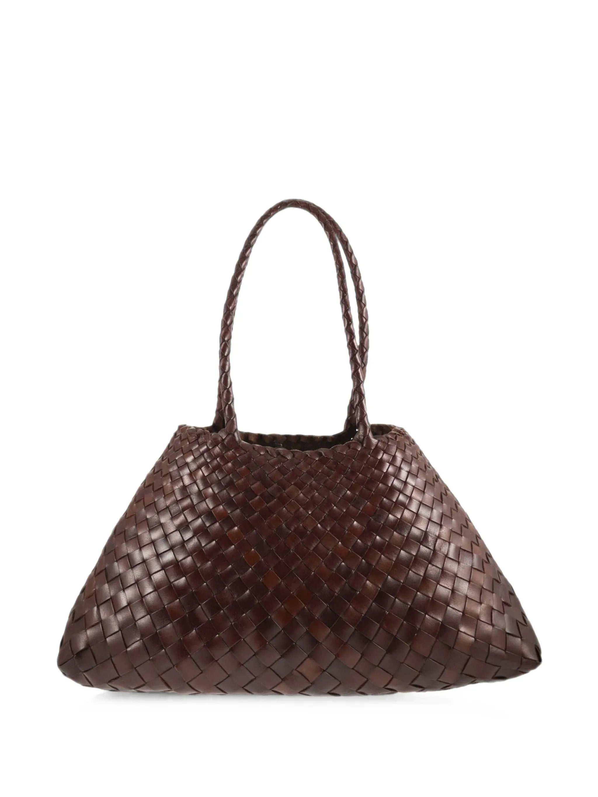 Santa Croce woven-leather tote bag