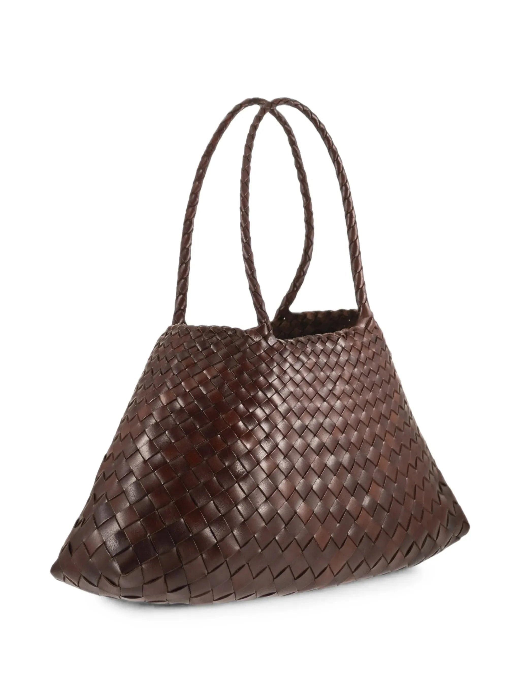 Santa Croce woven-leather tote bag
