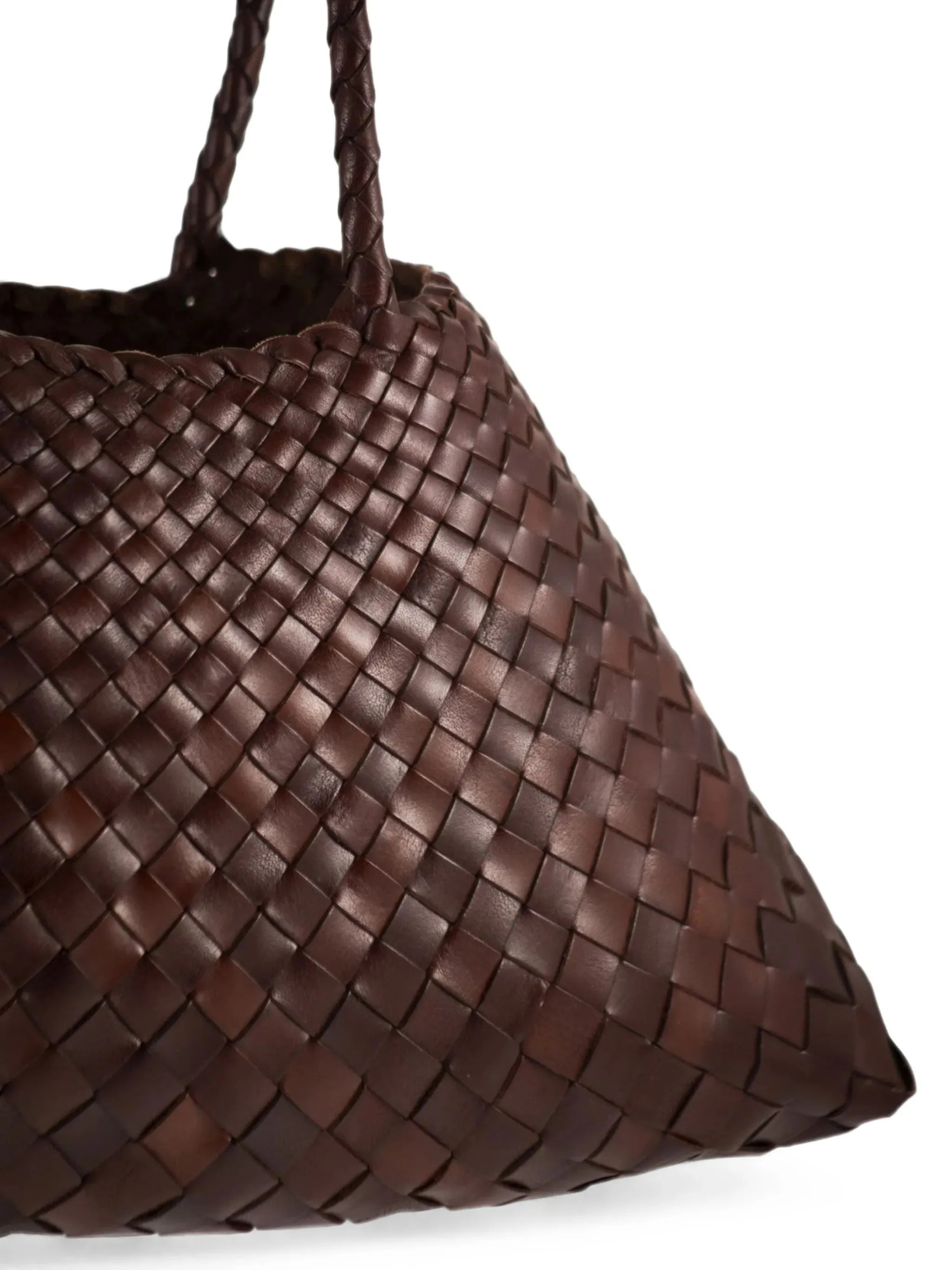 Santa Croce woven-leather tote bag