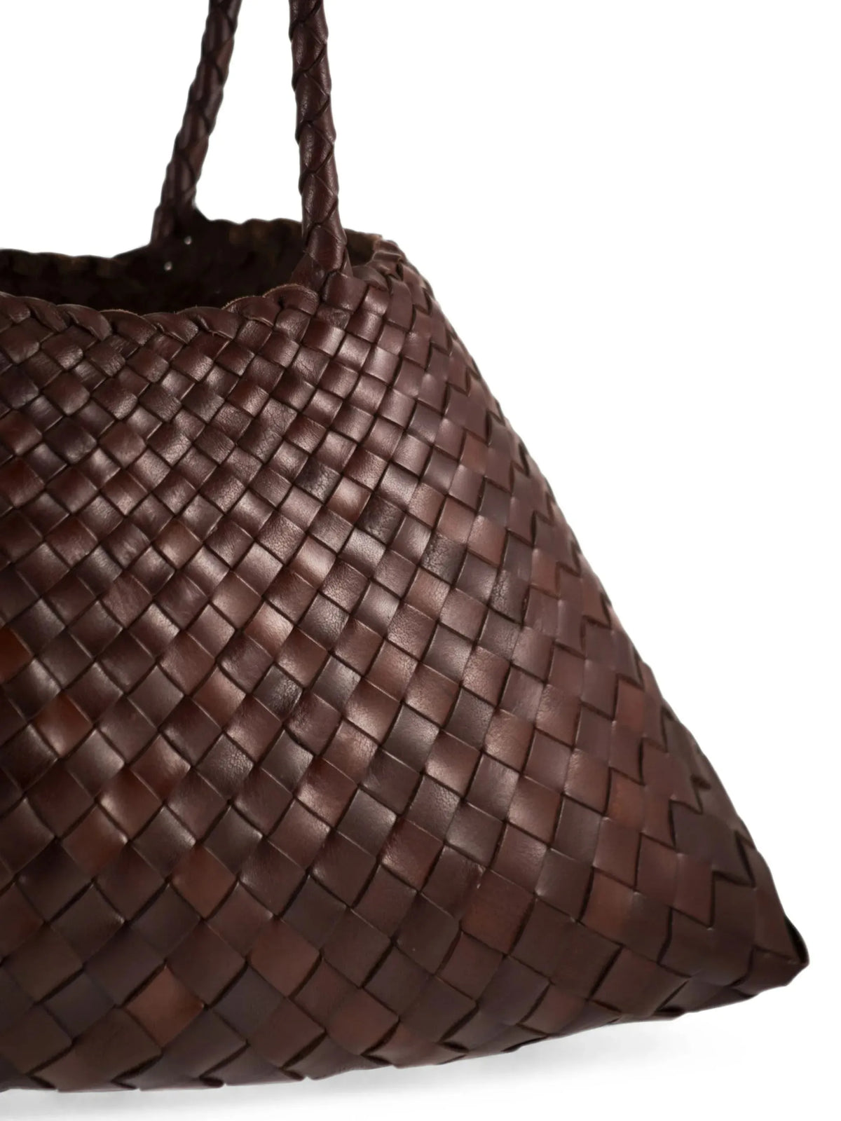 Santa Croce woven-leather tote bag