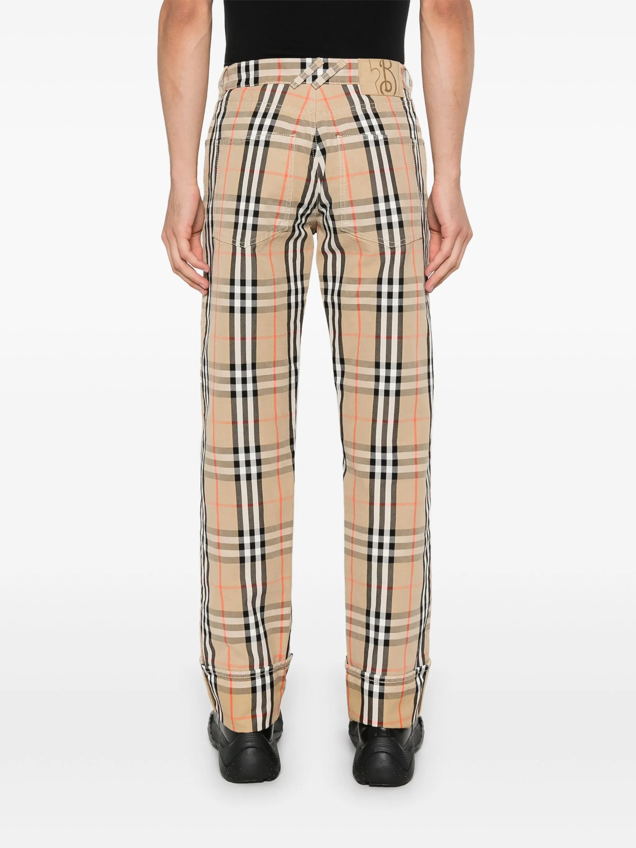 Burberry Check-print trousers