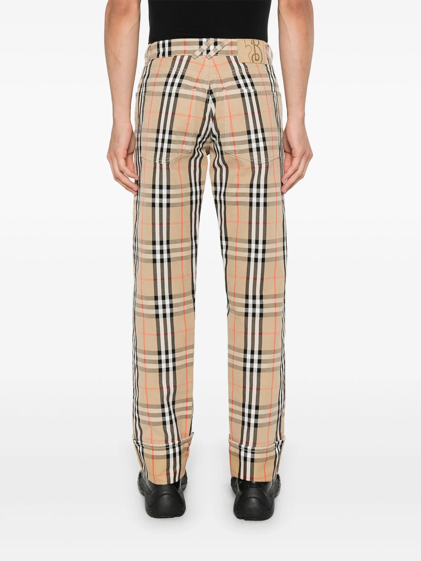 Burberry Check-print trousers