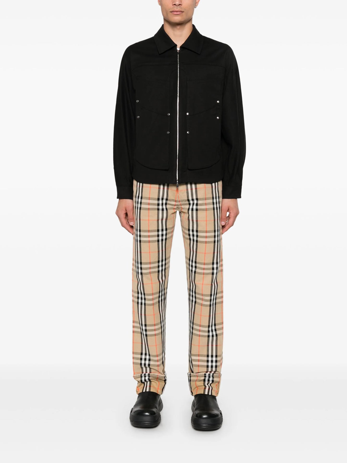 Burberry Check-print trousers