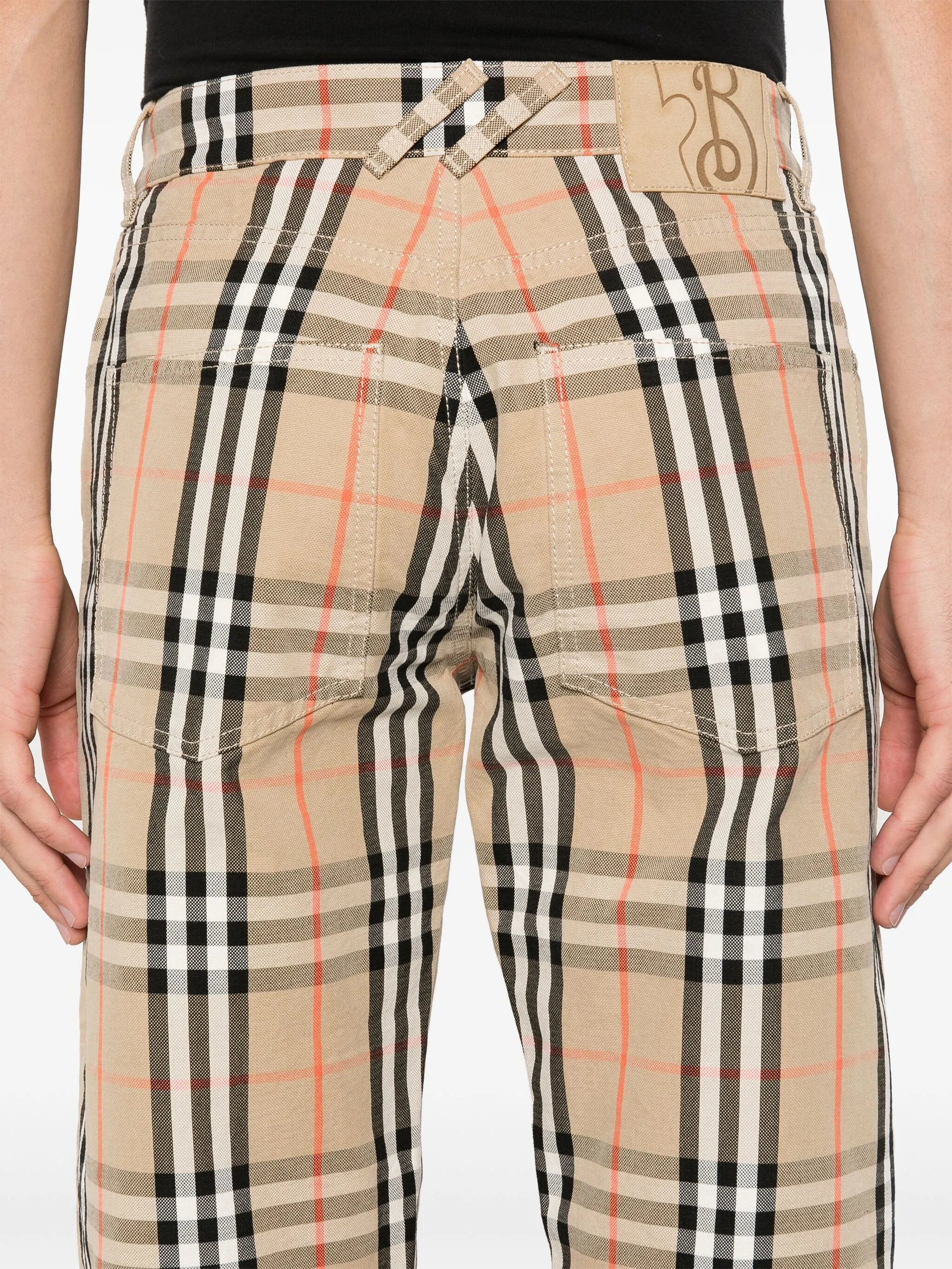 Burberry Check-print trousers