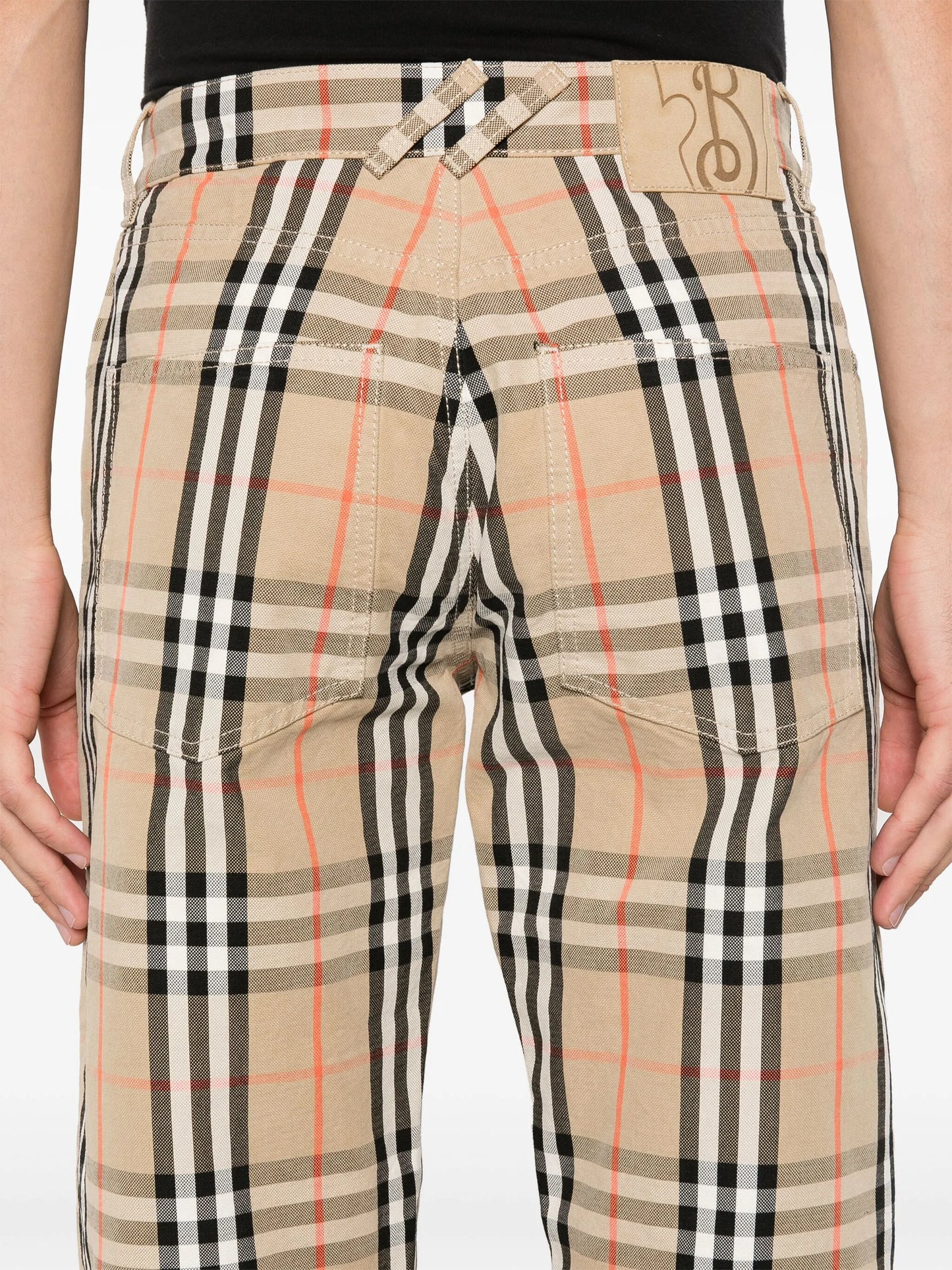 Burberry Check-print trousers