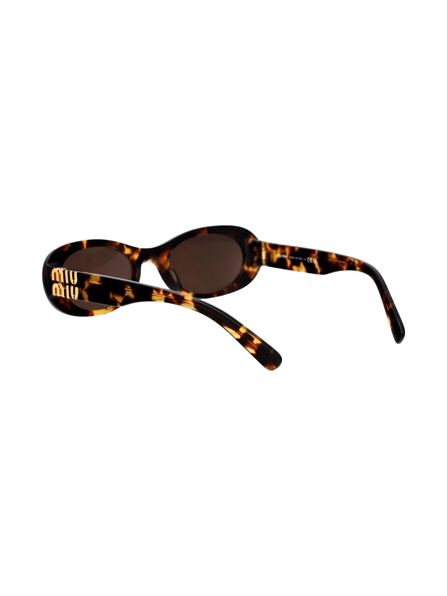 oval-frame sunglasses