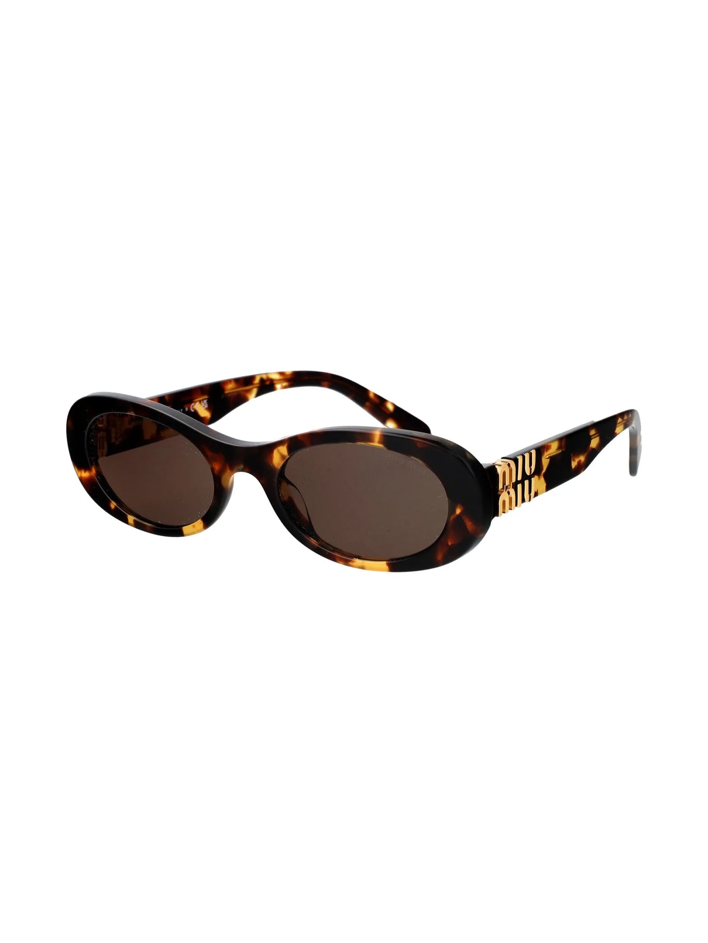 oval-frame sunglasses