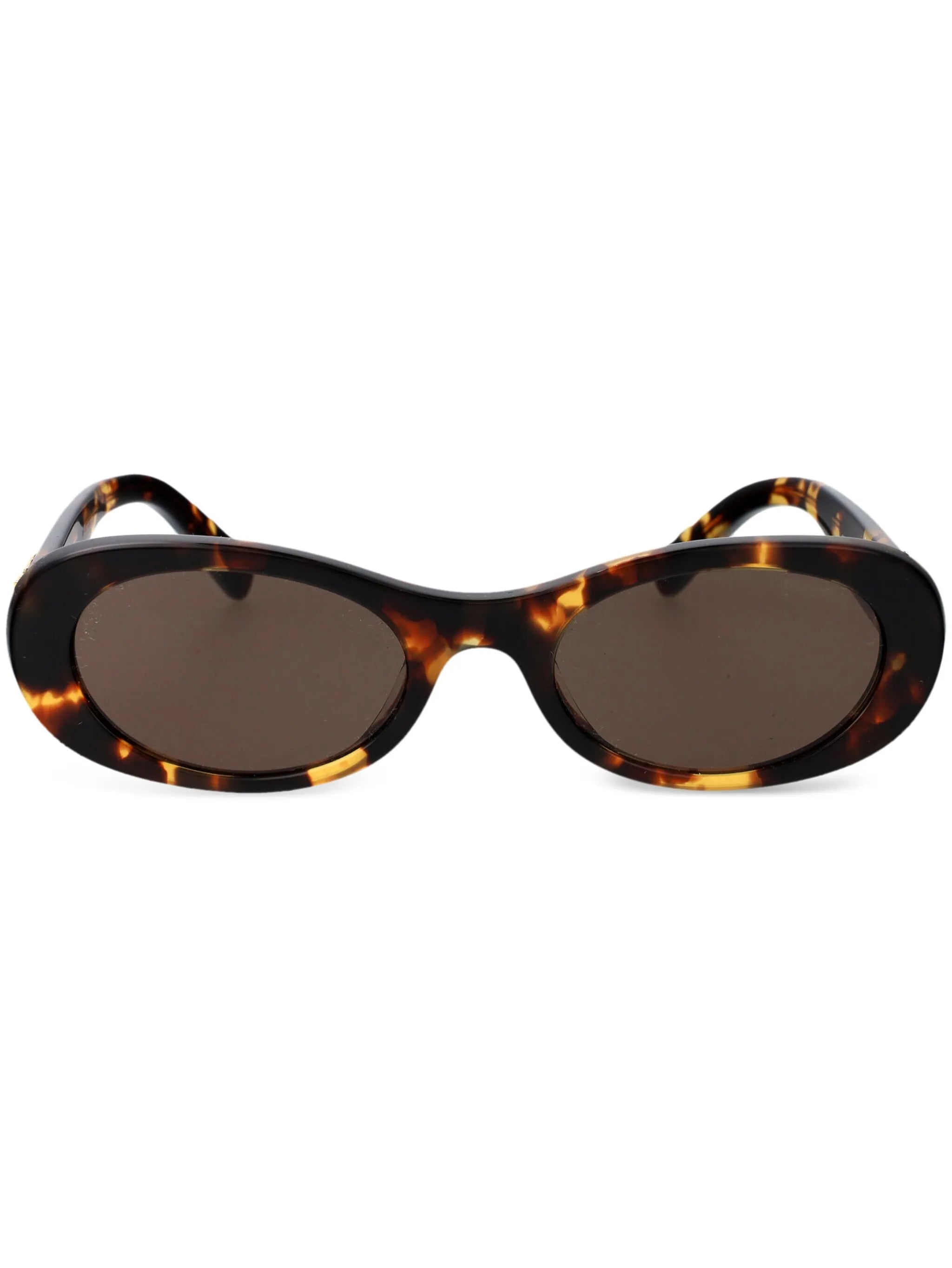 oval-frame sunglasses