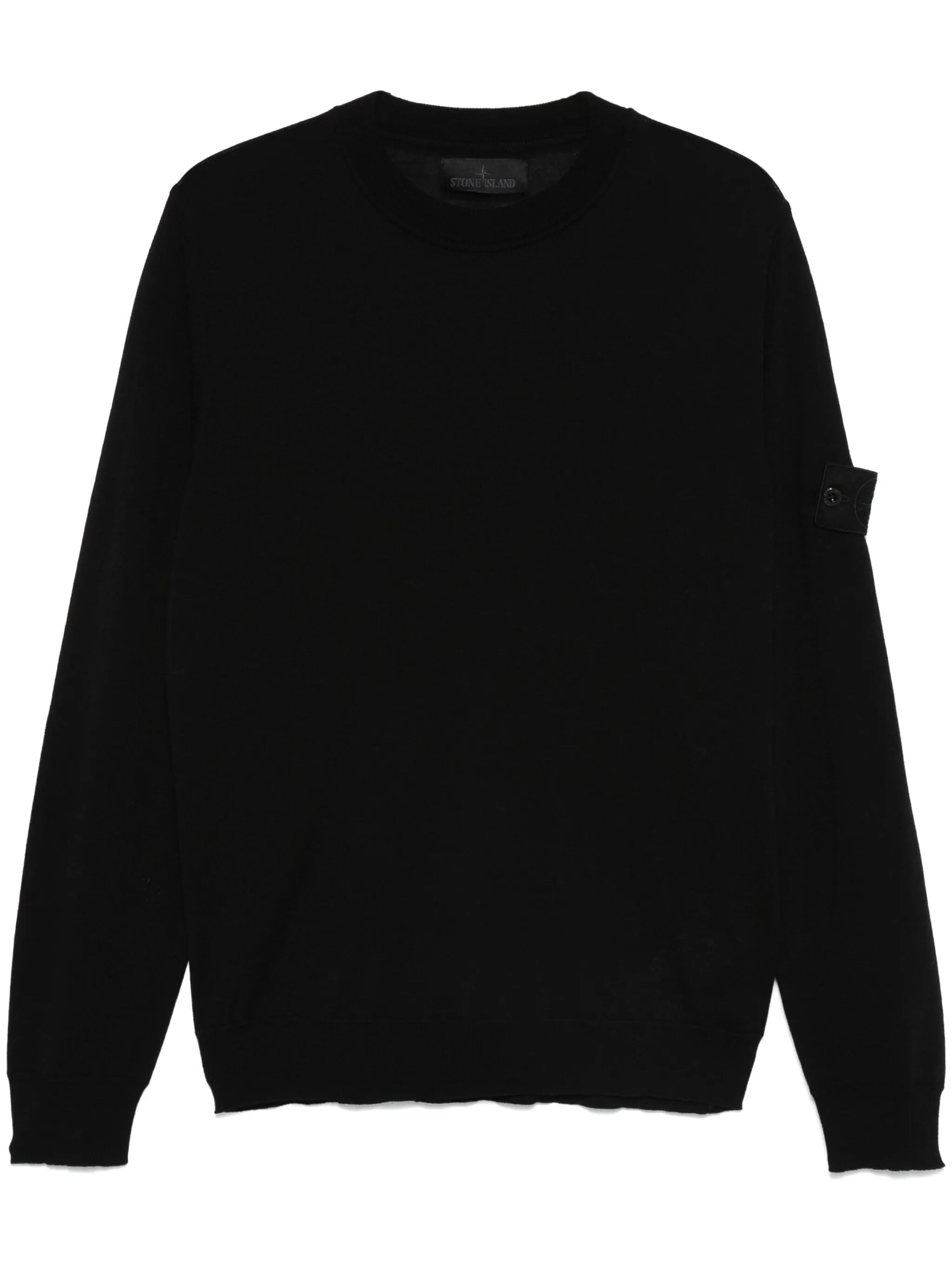 Compass-badge sweater
