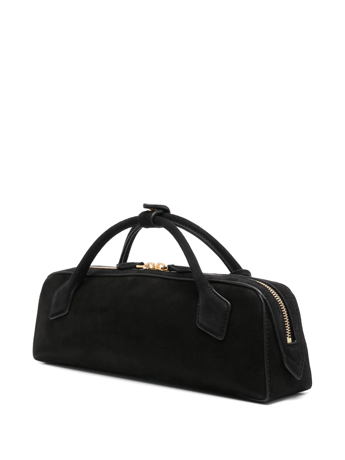 Le Teckel clutch in suede