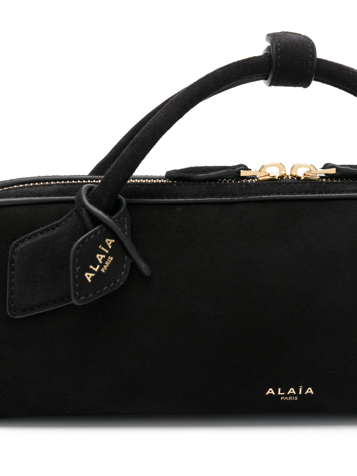 Le Teckel clutch in suede