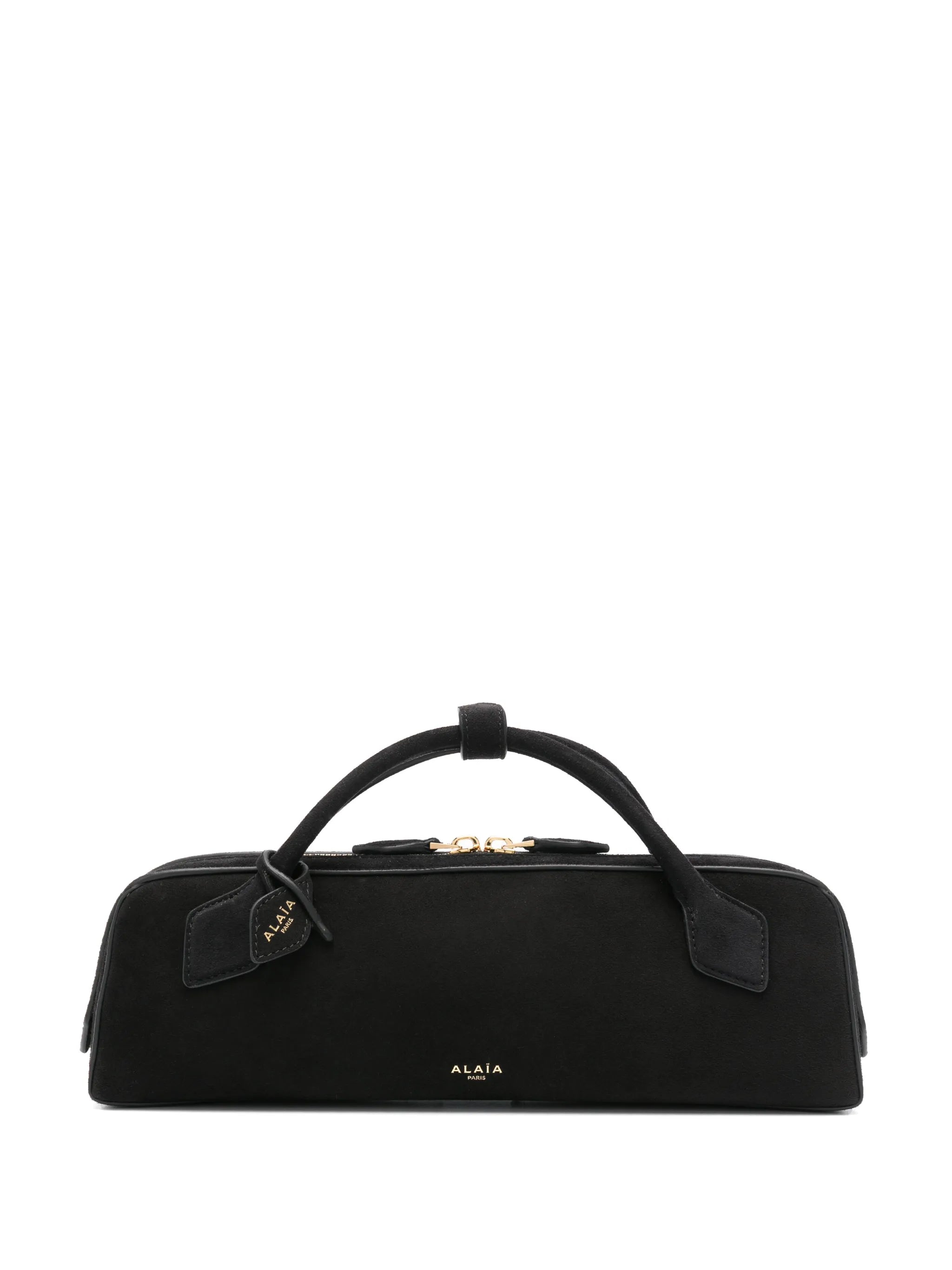 Le Teckel clutch in suede