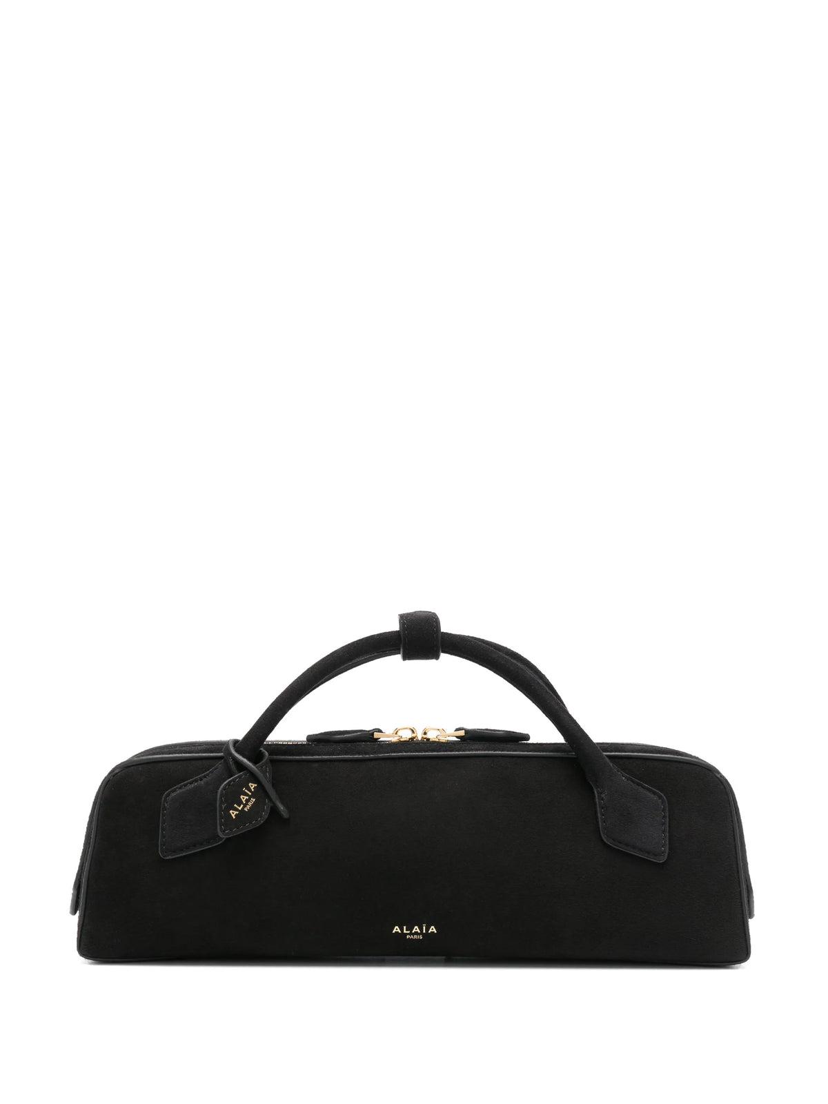 Le Teckel clutch in suede