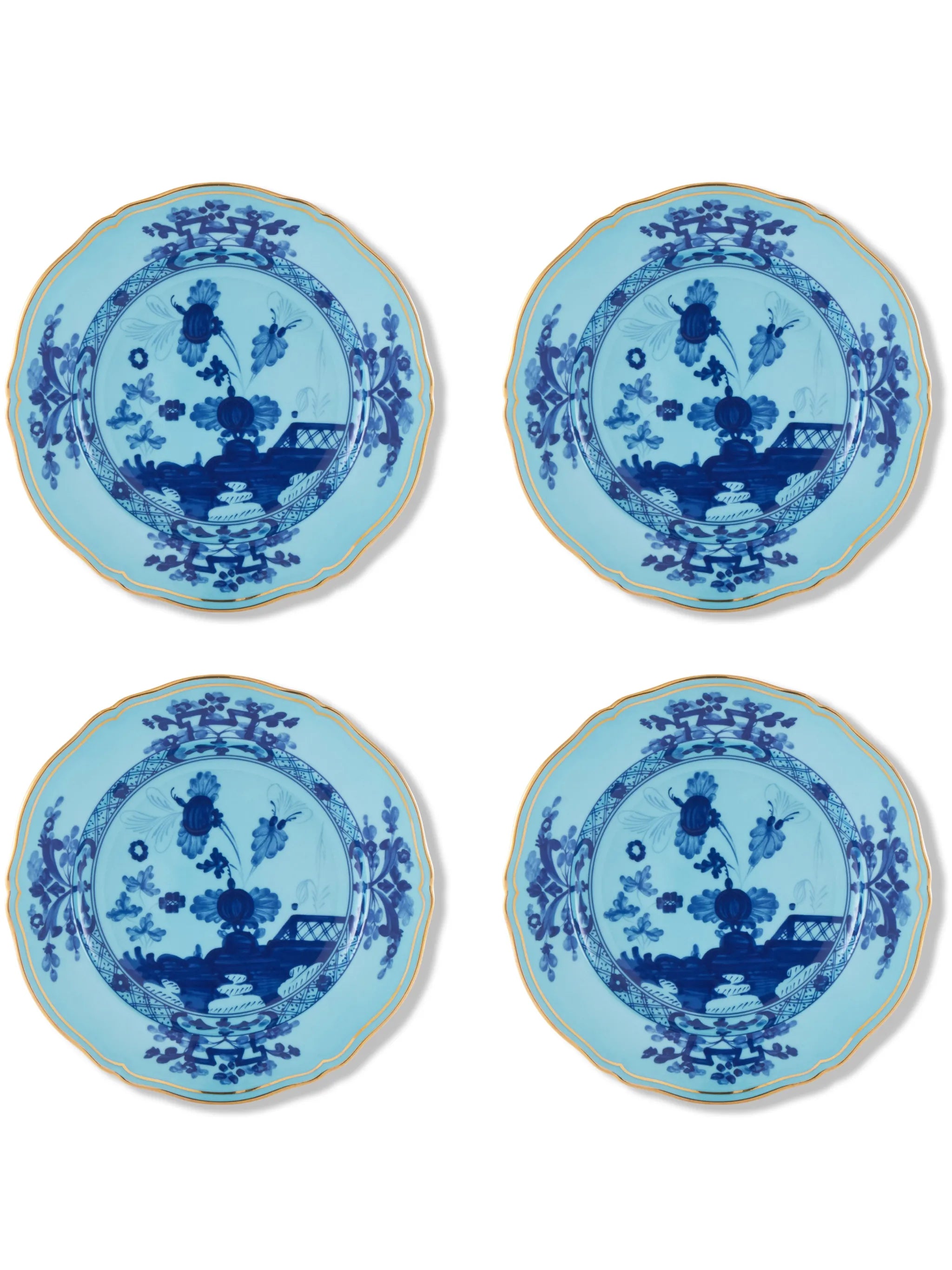 Oriente Italiano Tesori Iris dessert plates