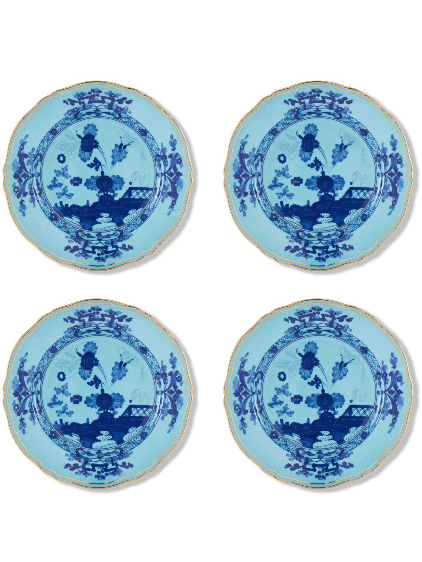 Oriente Italiano Tesori Iris dessert plates