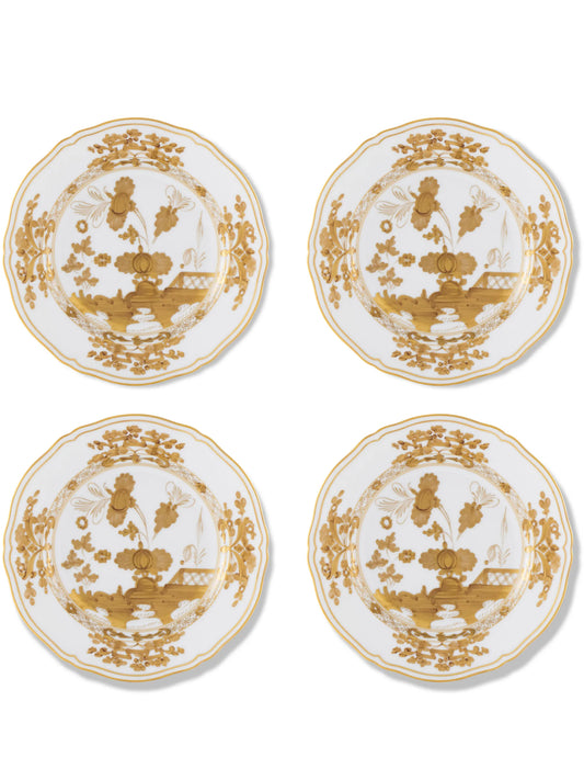 Oriente Italiano Aurum dessert plates (set of four)