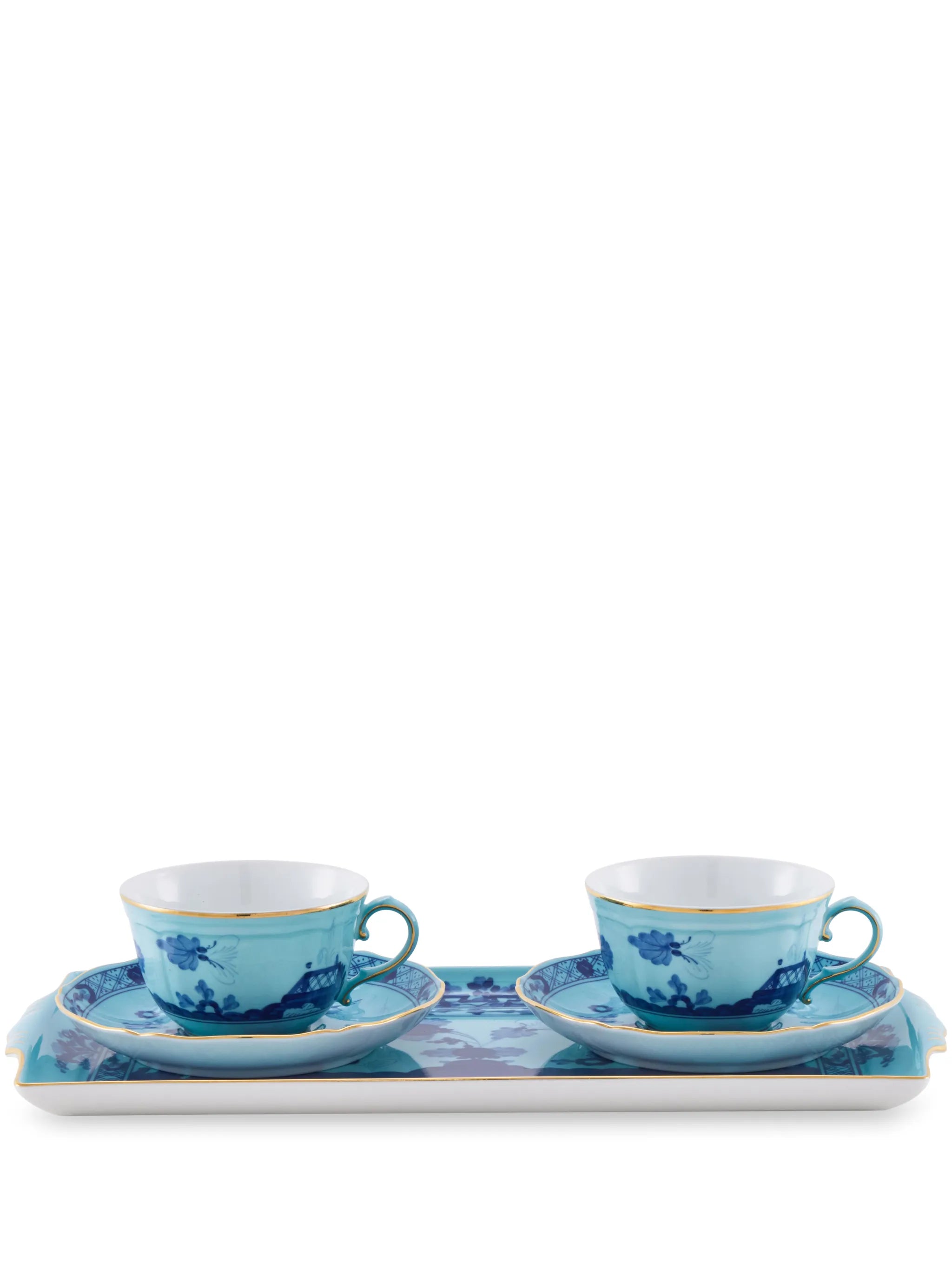 Oriente tea service set with tray