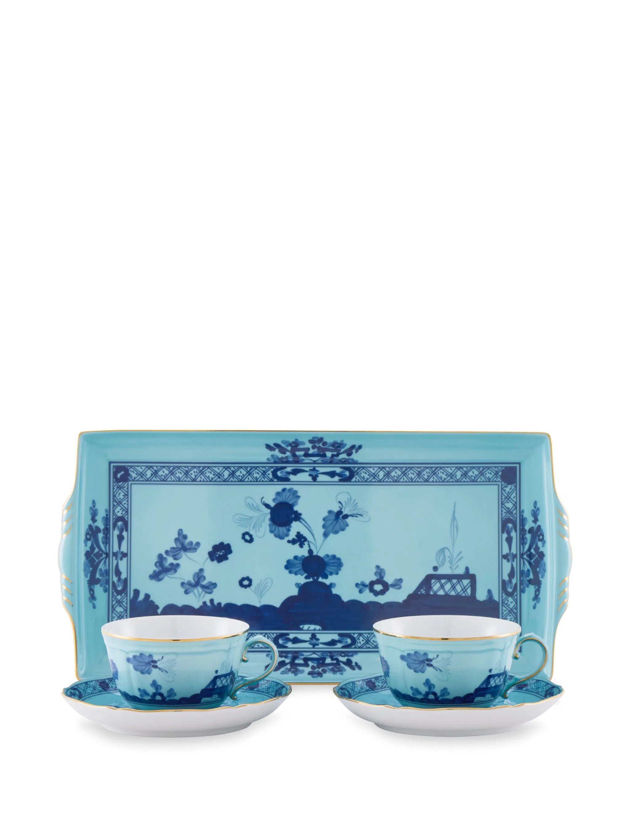 Oriente tea service set with tray