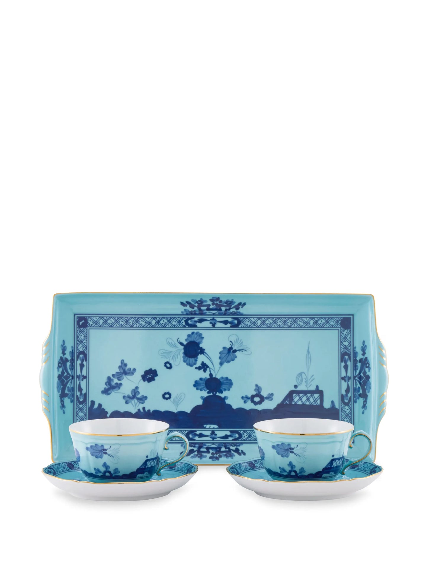 Oriente tea service set with tray