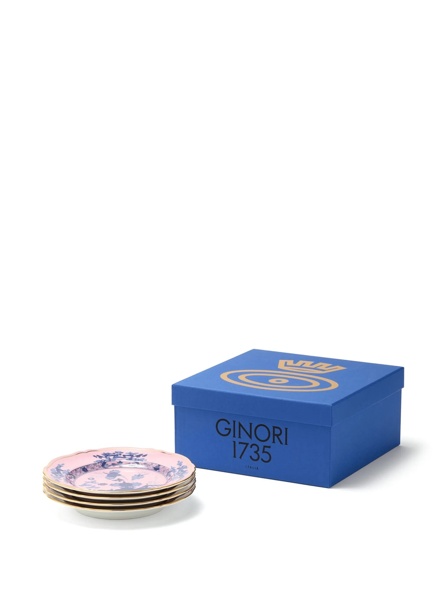 Oriente Azalea dessert plates set