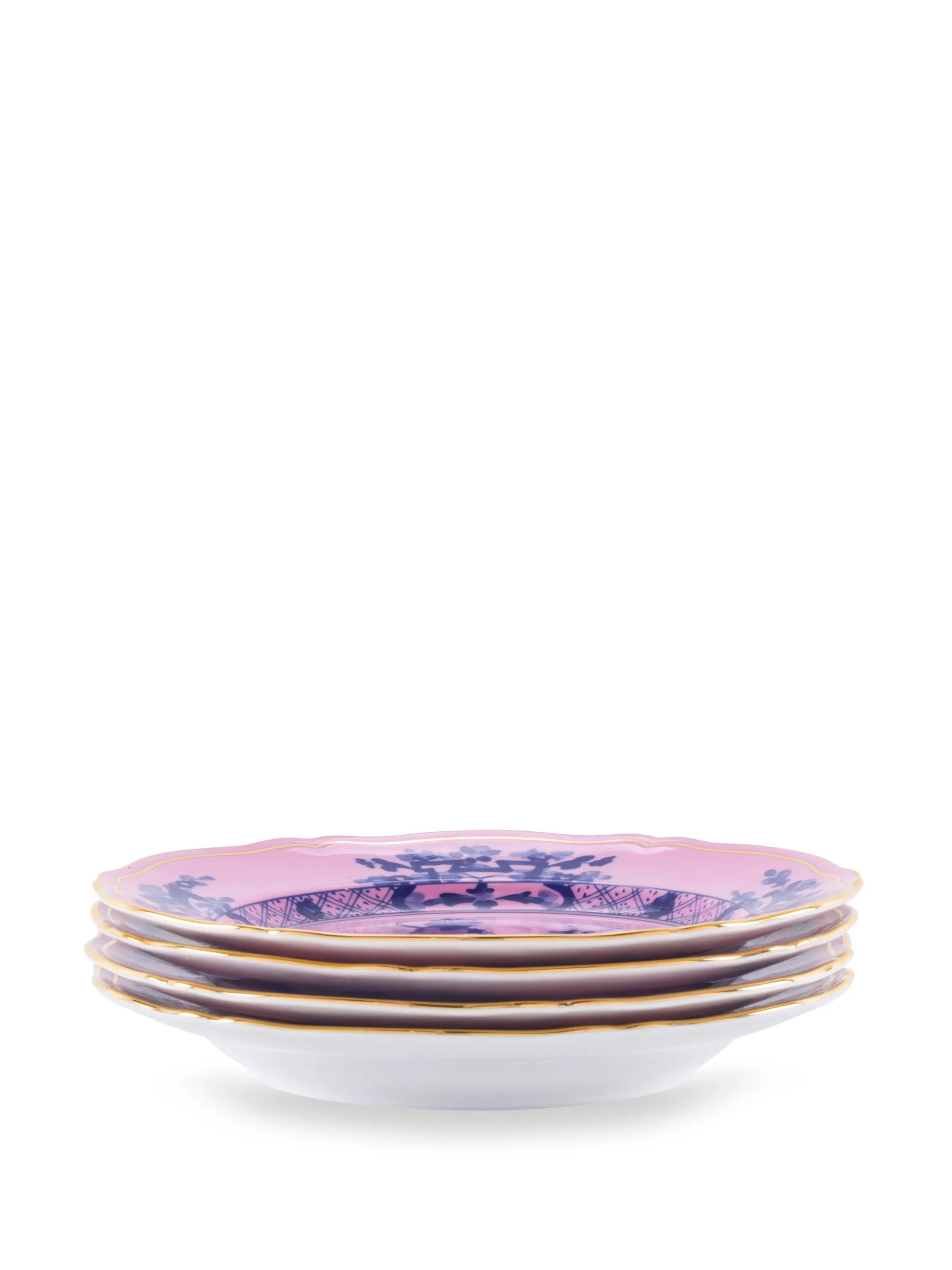 Oriente Azalea dessert plates set