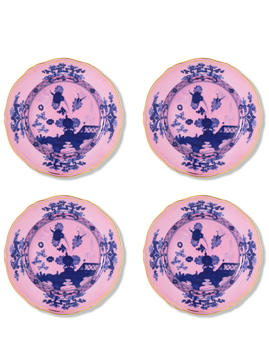 Oriente Azalea dessert plates set