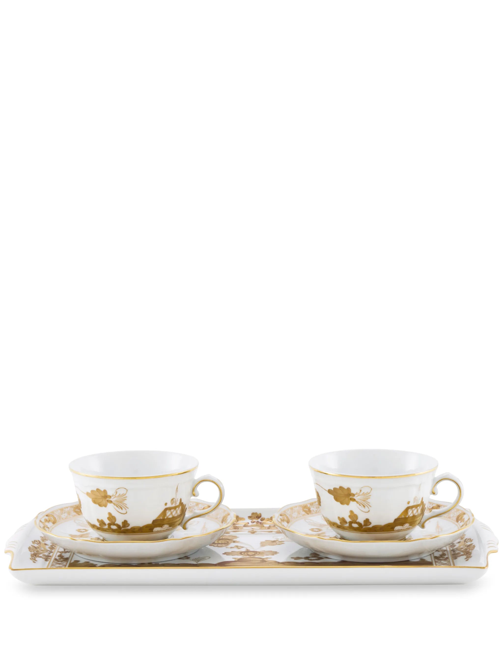 Oriente tea service set with tray