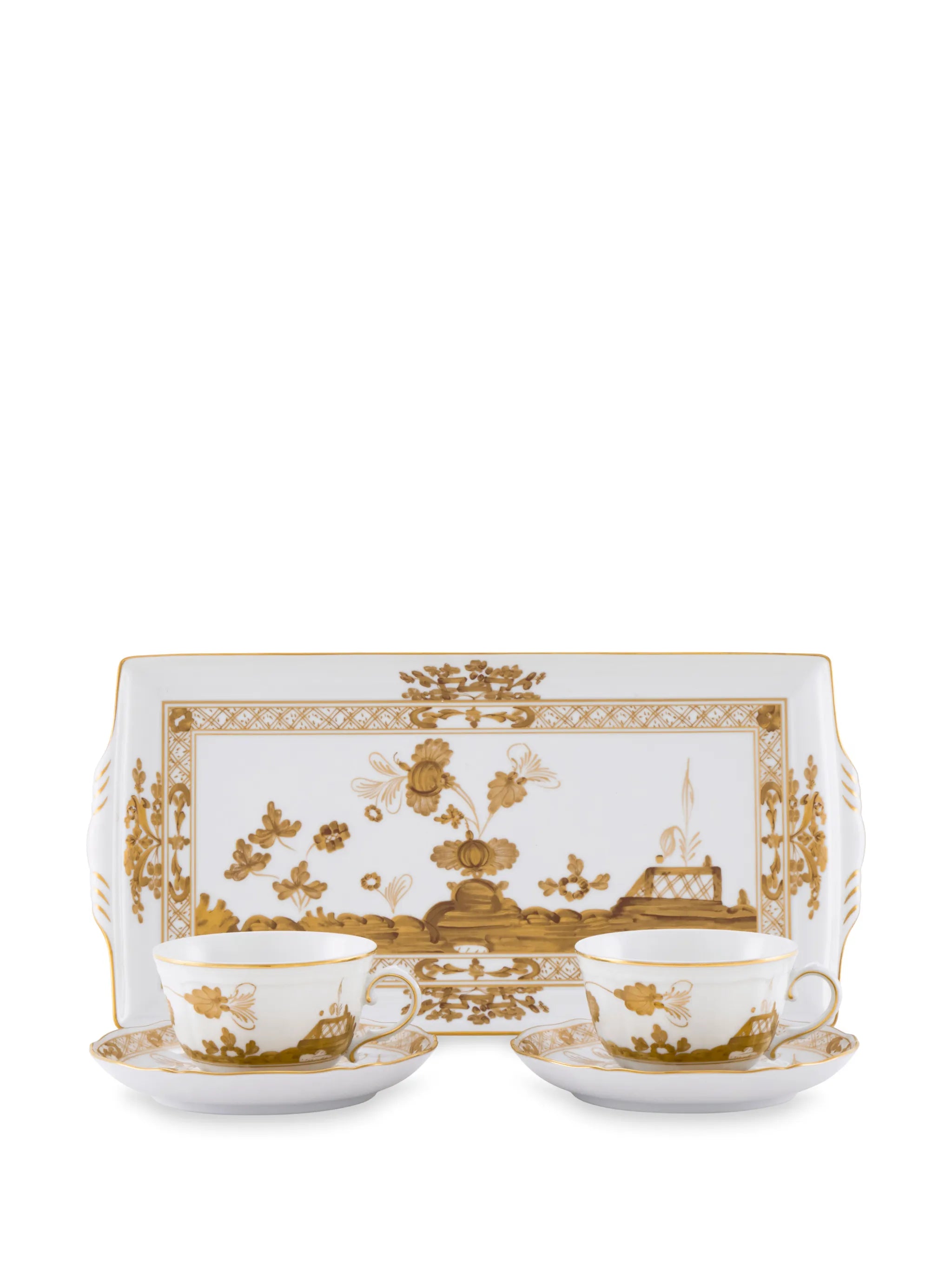 Oriente tea service set with tray