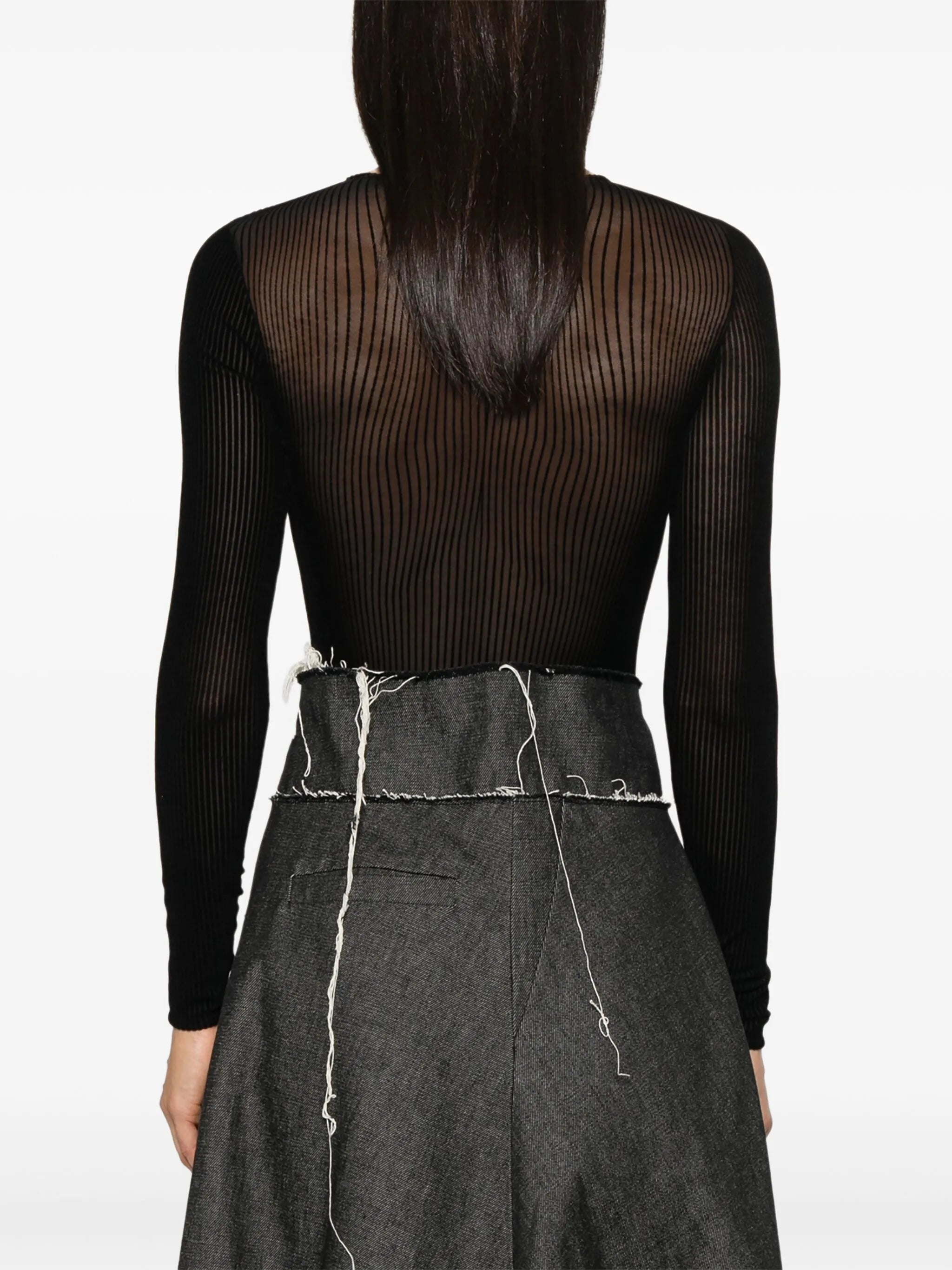 The Morphing pinstripe bodysuit