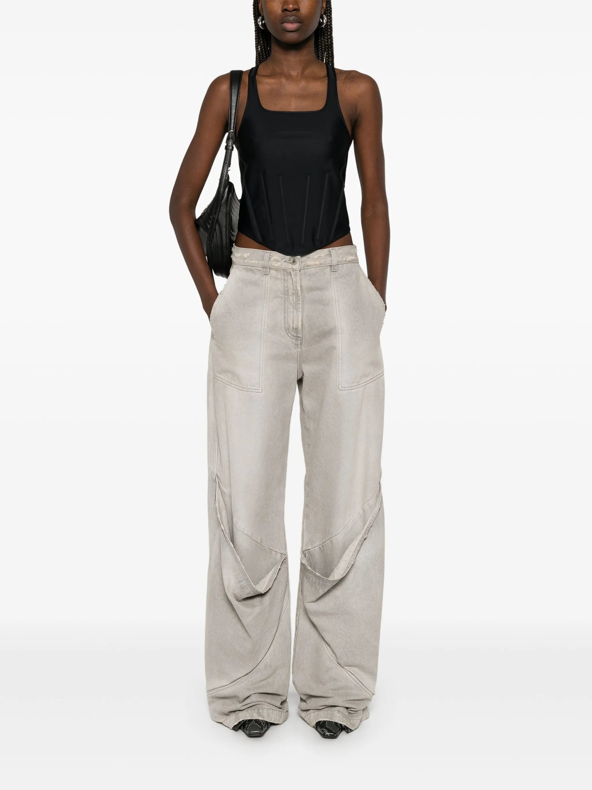 corset-style top