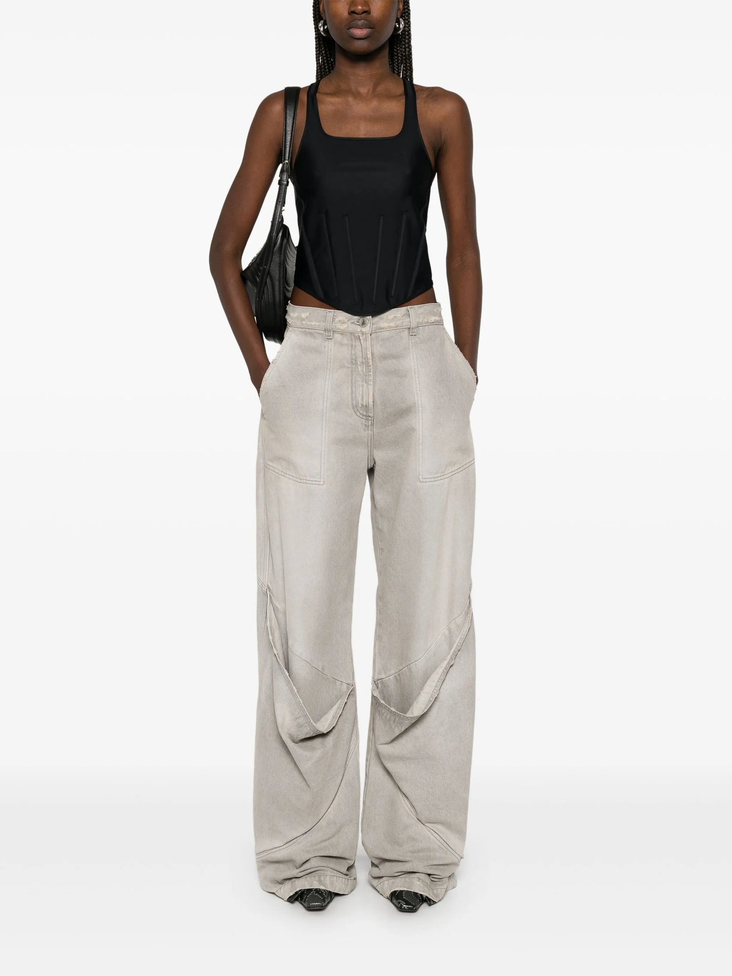corset-style top