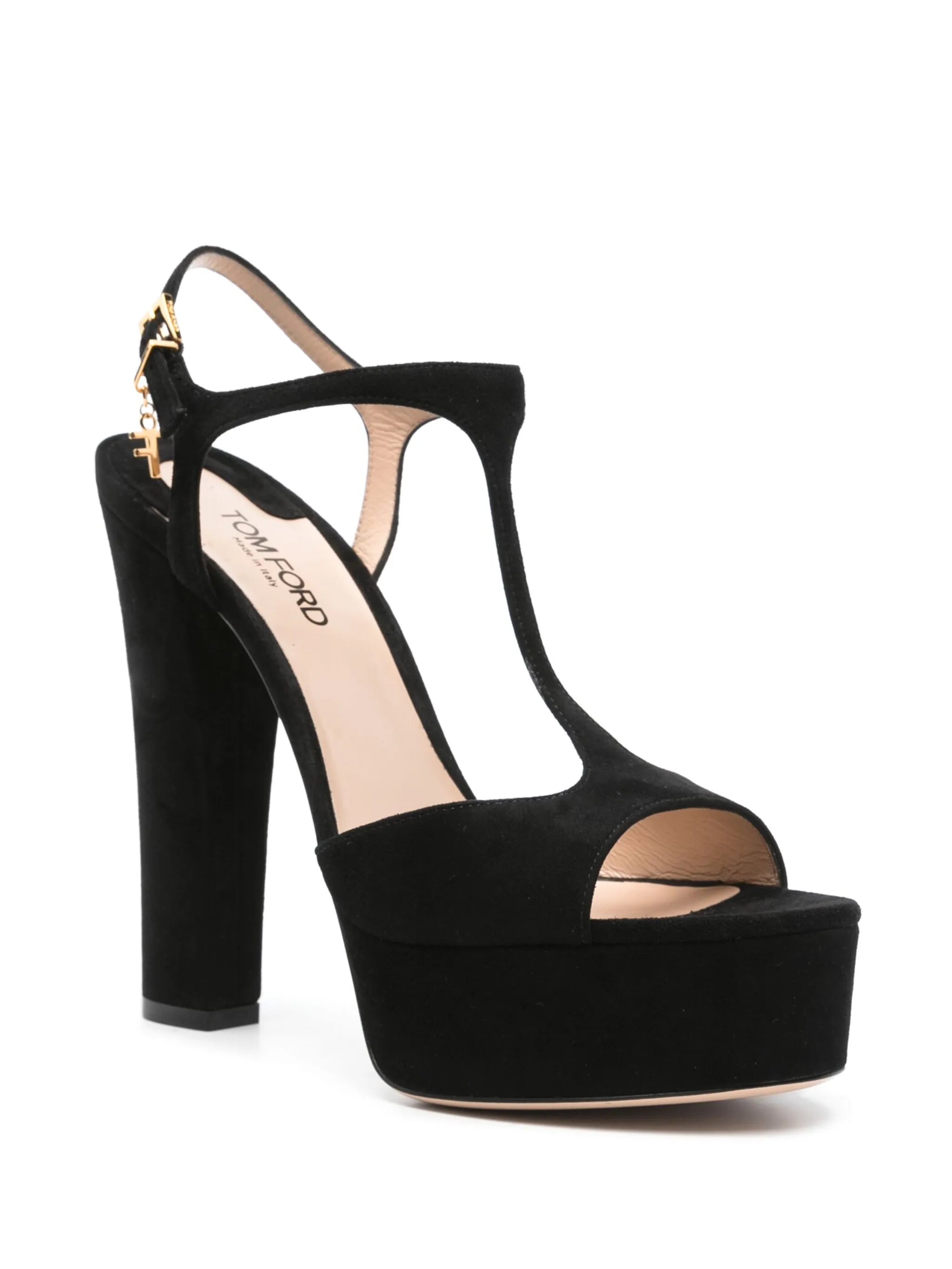 145mm suede sandals