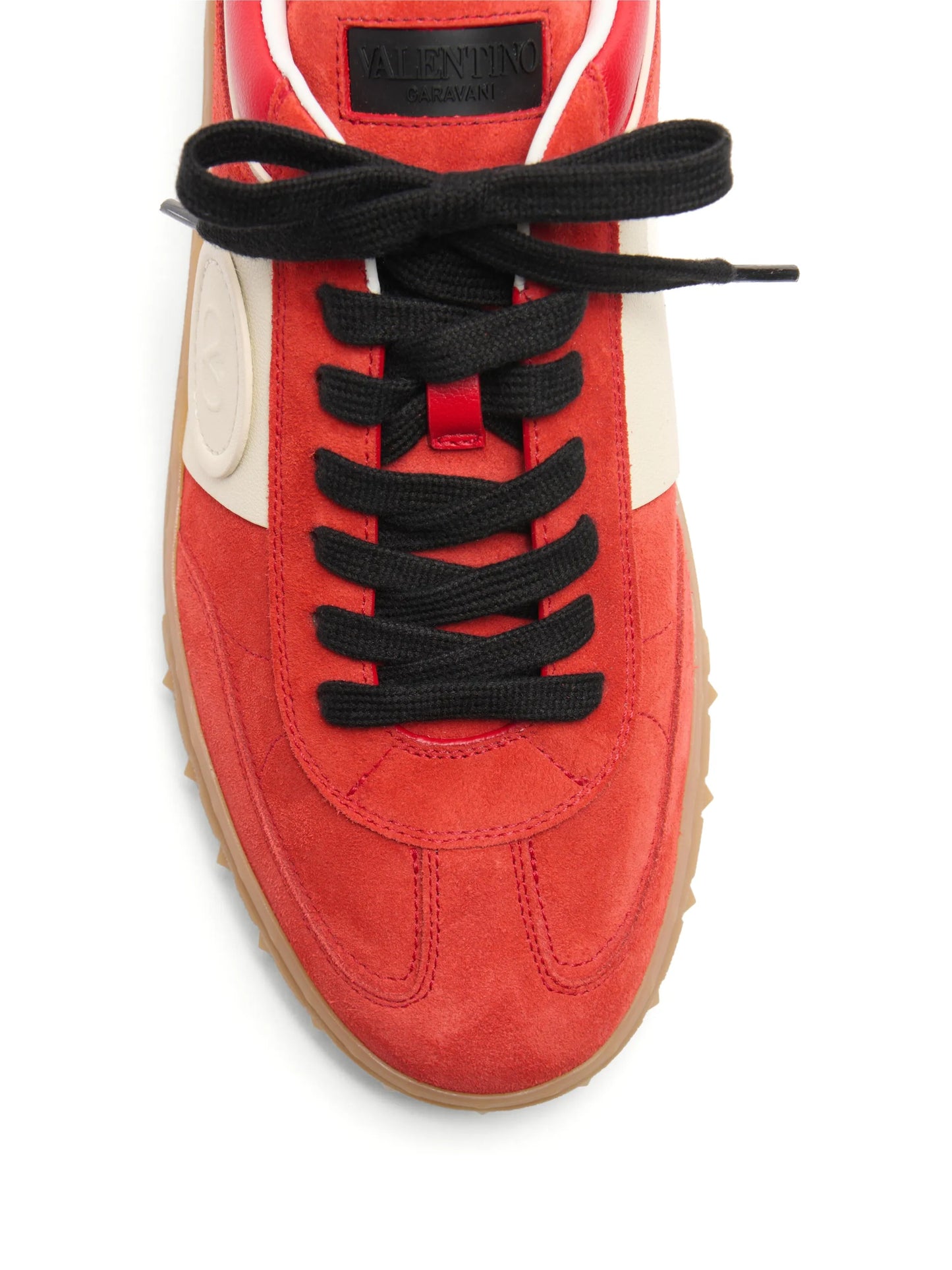 Upvillage low top trainer in split leather and calfskin nappa leather