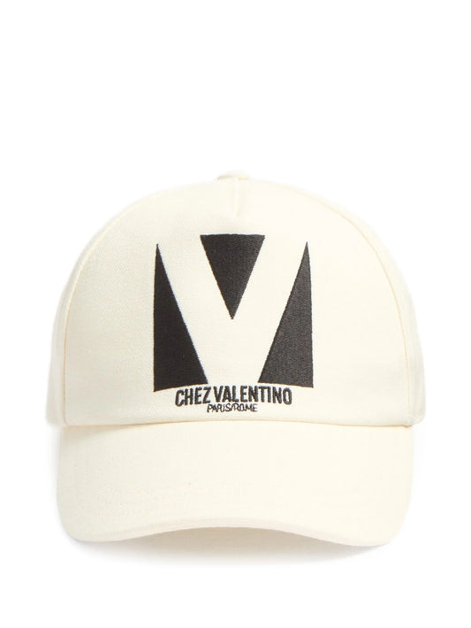 logo-embroidered baseball cap