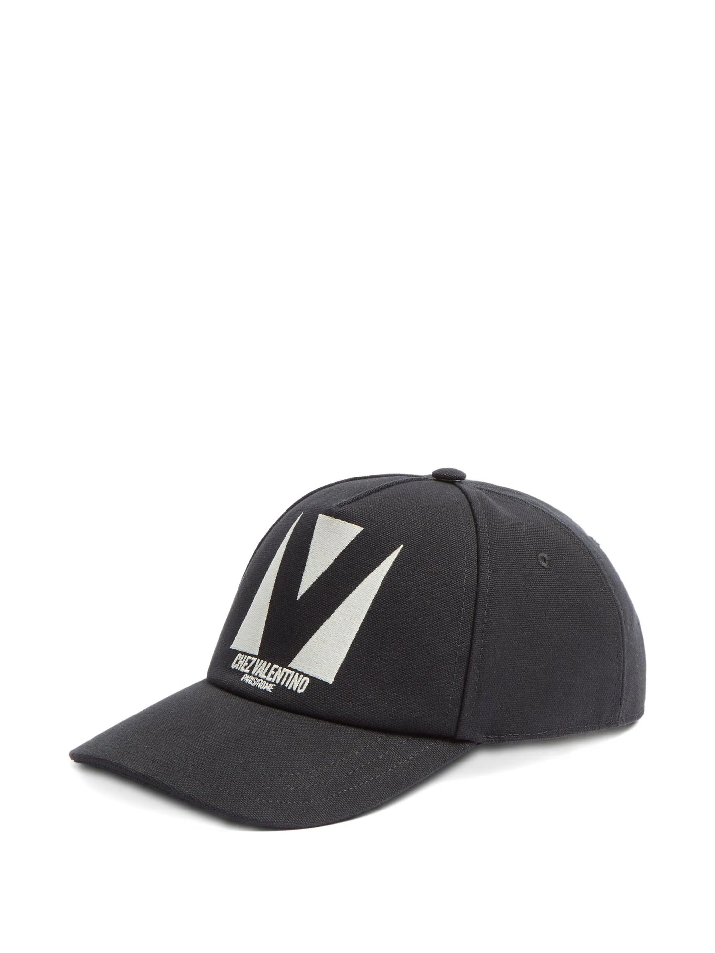 logo-embroidered baseball cap
