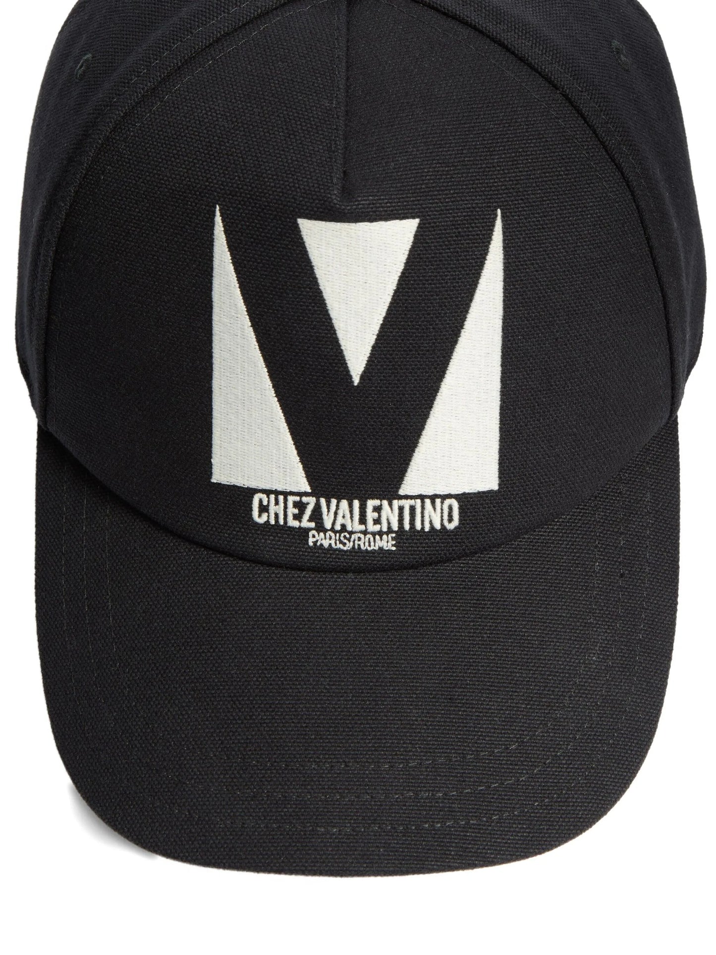 logo-embroidered baseball cap